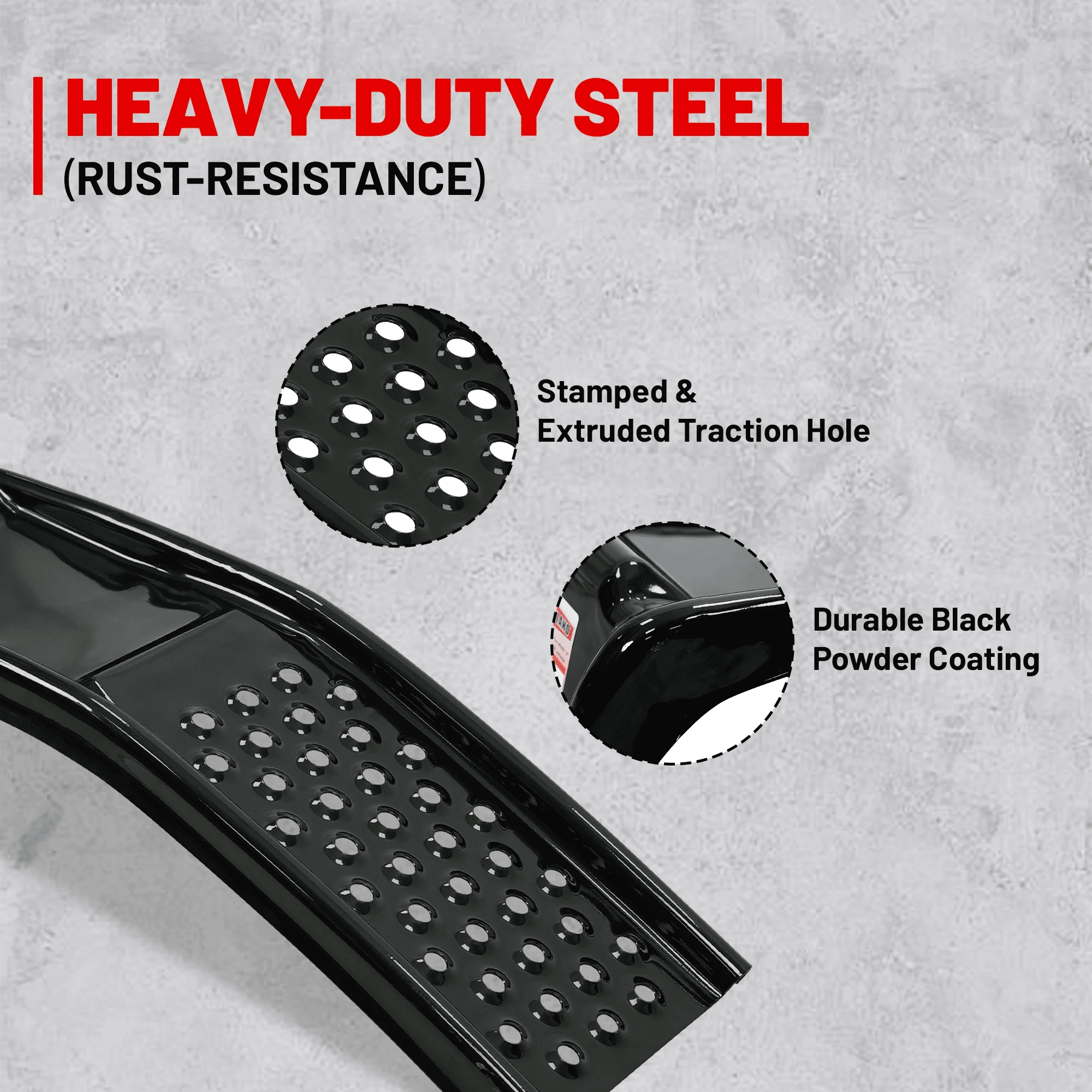 Rockland Heavy-Duty Steel Car Ramps for Auto Maintenance and Oil Changes (Black, 2-Pack) 8973k