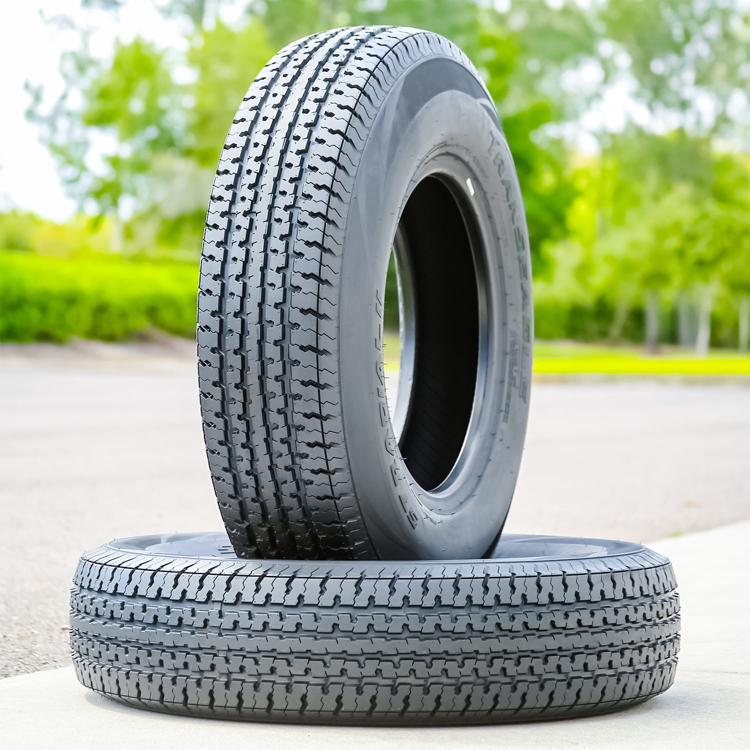 Transeagle ST Radial II Steel Belted Trailer Tire (205/75R15, 10 Ply, Load Range E) msbf3