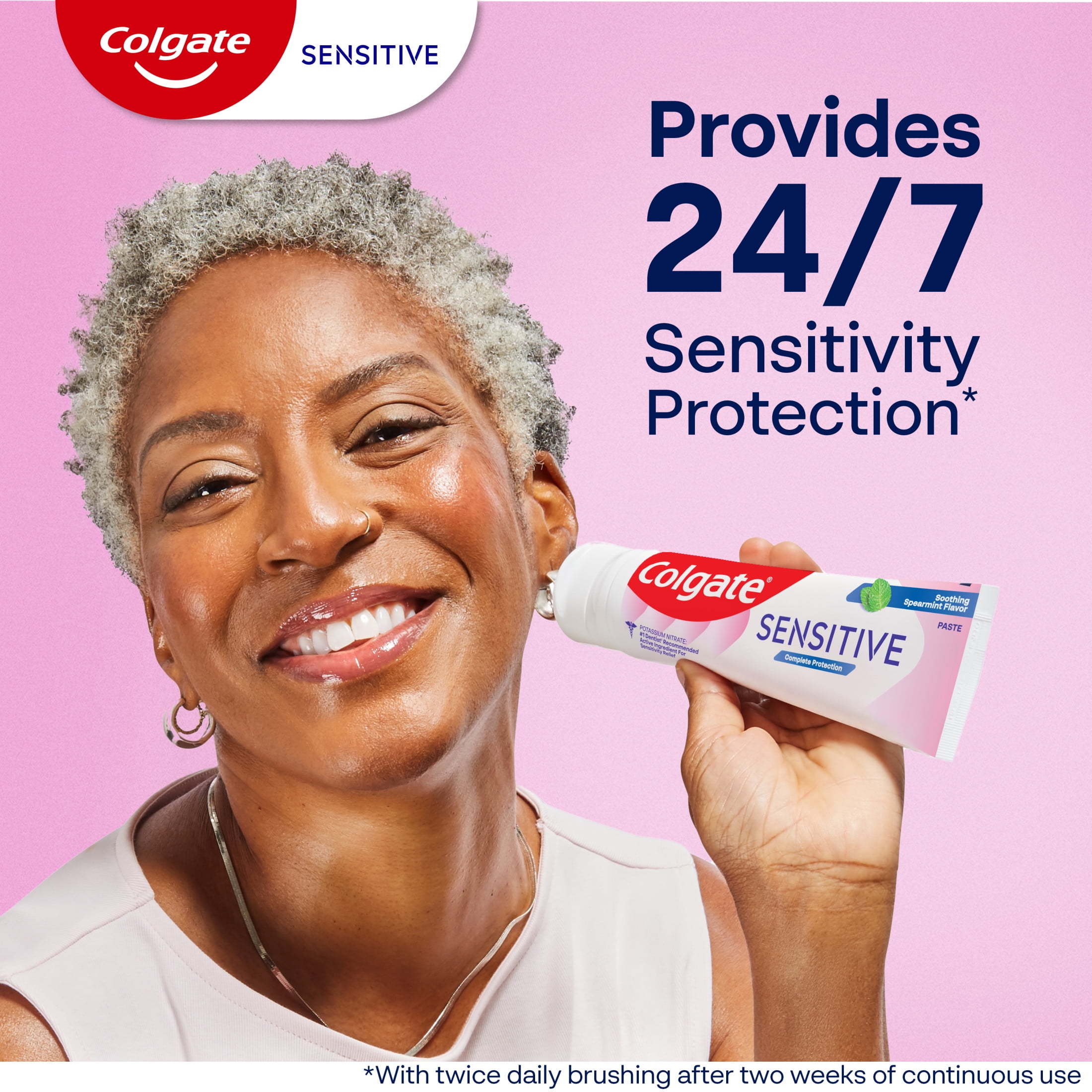 Colgate Sensitive Toothpaste, Complete Protection, Mint Clean (6 oz, Pack of 2) l9x8m
