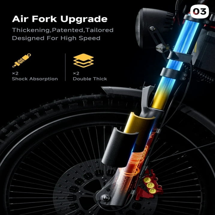Aniioki A9 Pro Max Electric Off-Road Bike, Dual Motor 6000W E-Bike, Full Suspension, 60V 80Ah Battery (Grey, 26 in x 4.8 in) k7mdy