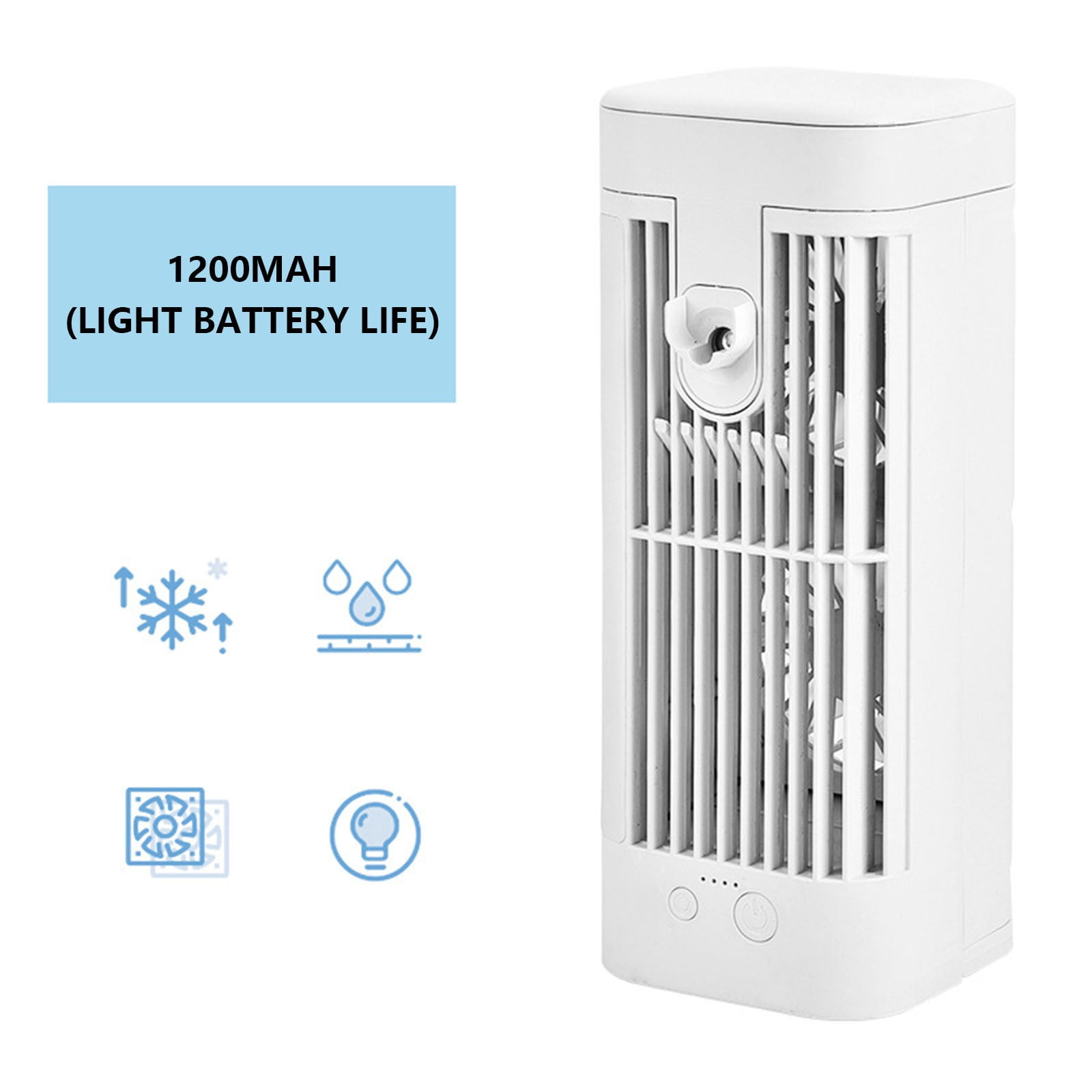 Meigap 8000 BTU Portable Air Conditioner for 250 sq ft Rooms (White) w38m3