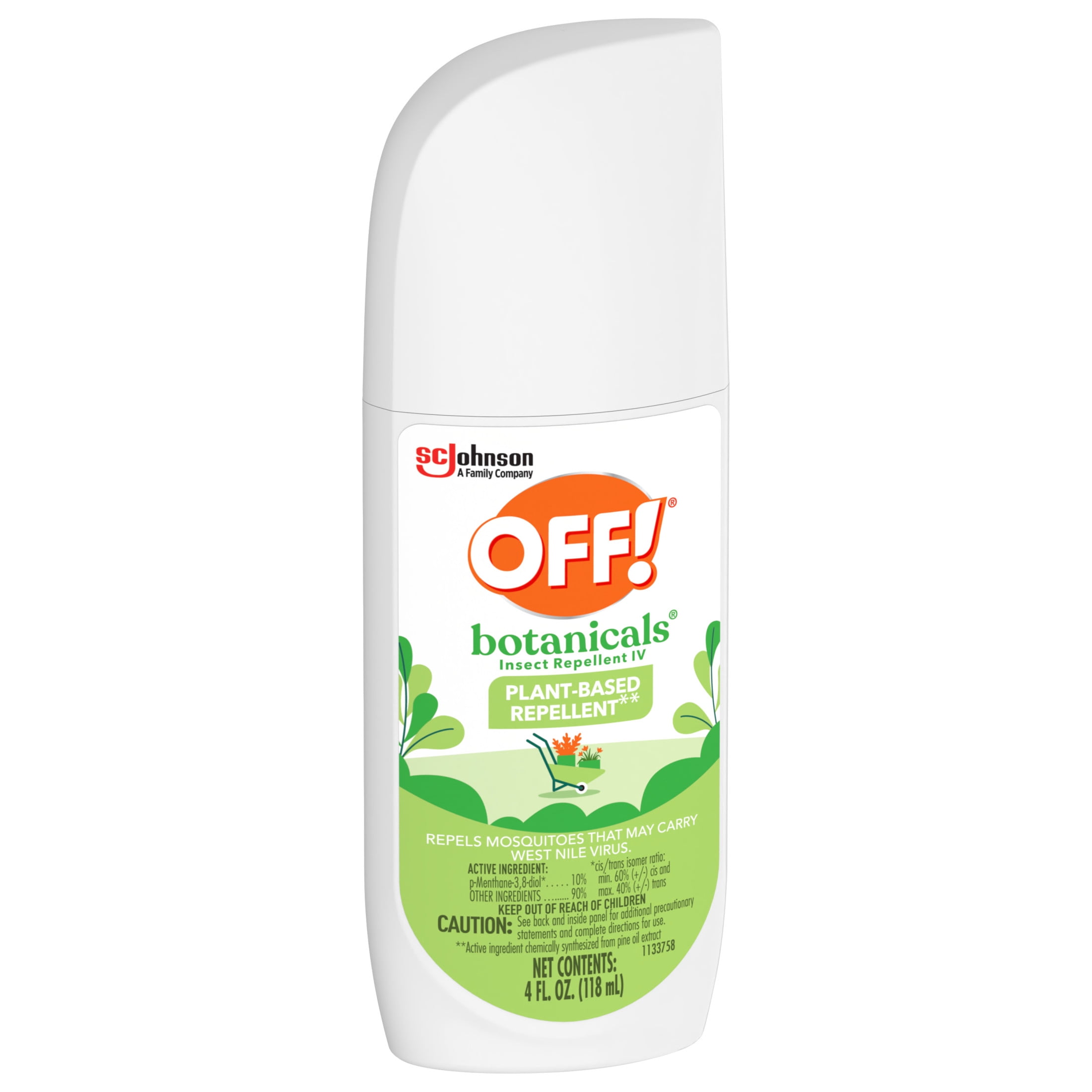 OFF! Botanicals Insect Repellent Spritz, Plant-Derived Mosquito Protection (4 oz) voqq5