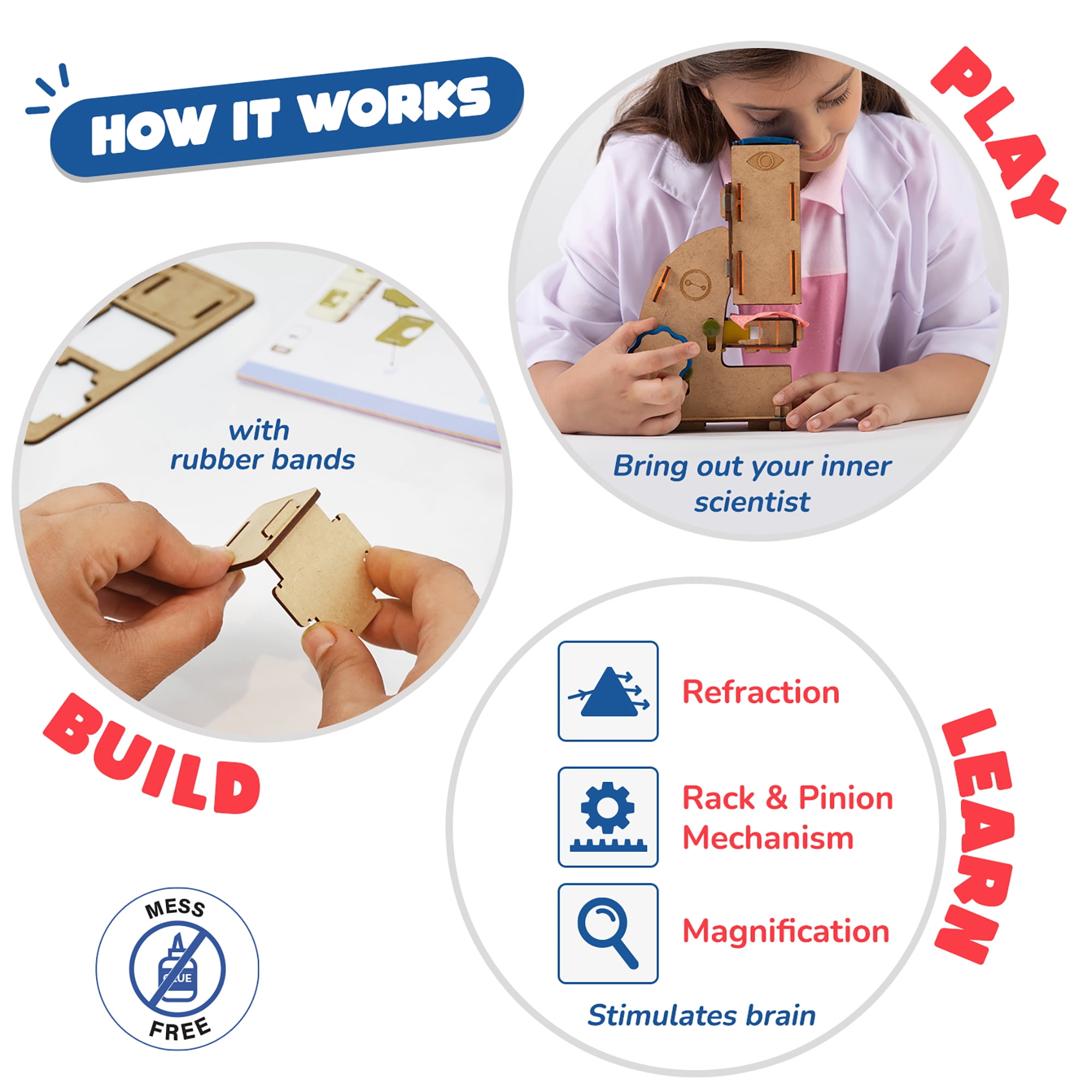 Smartivity Microscope DIY STEAM Educational Science Kit (100x Zoom) cshq2