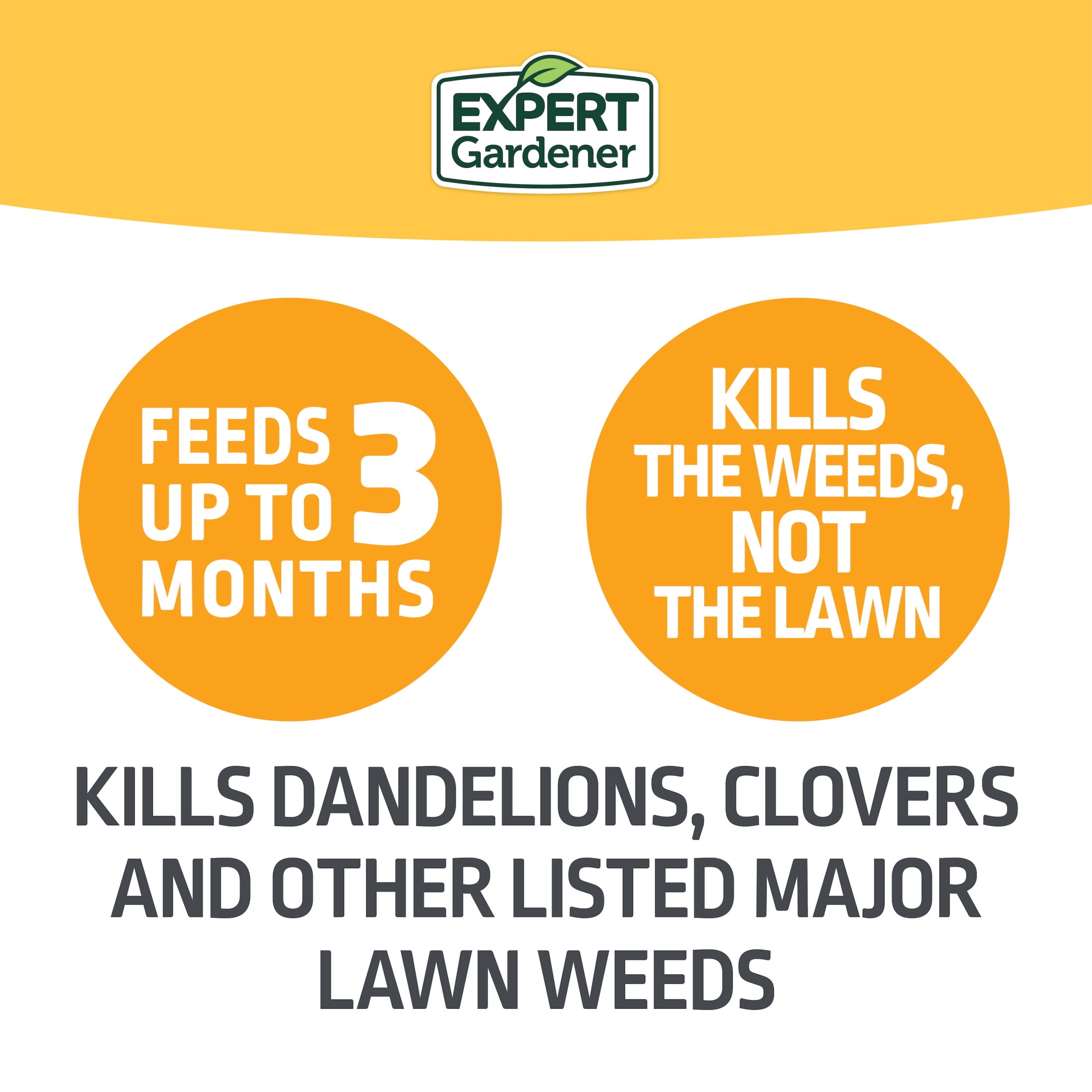 Expert Gardener Weed and Feed Fertilizer 28-0-3, Lawn Care Treatment (13.2 lb) m57c0
