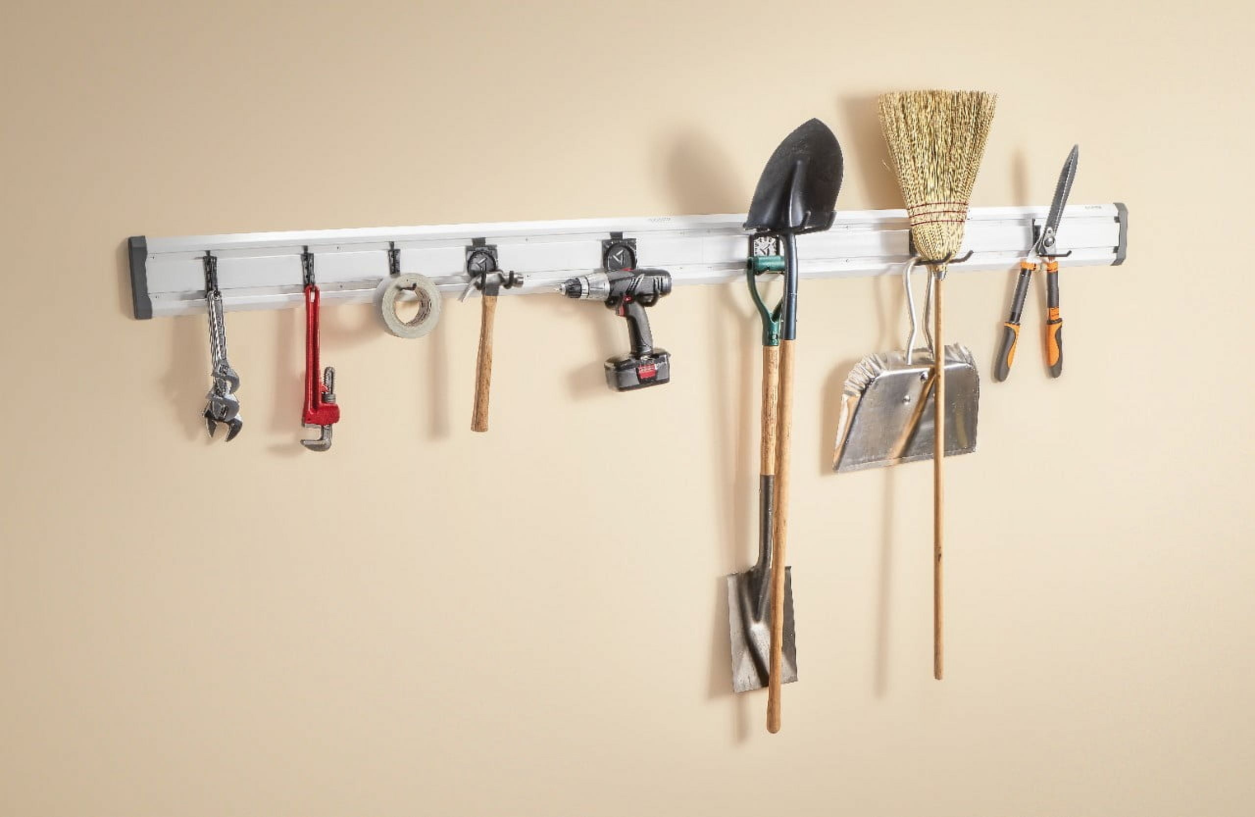Gladiator GearTrack Wall Storage System (Grey, 48.5 in x 6.25 in) cvchu