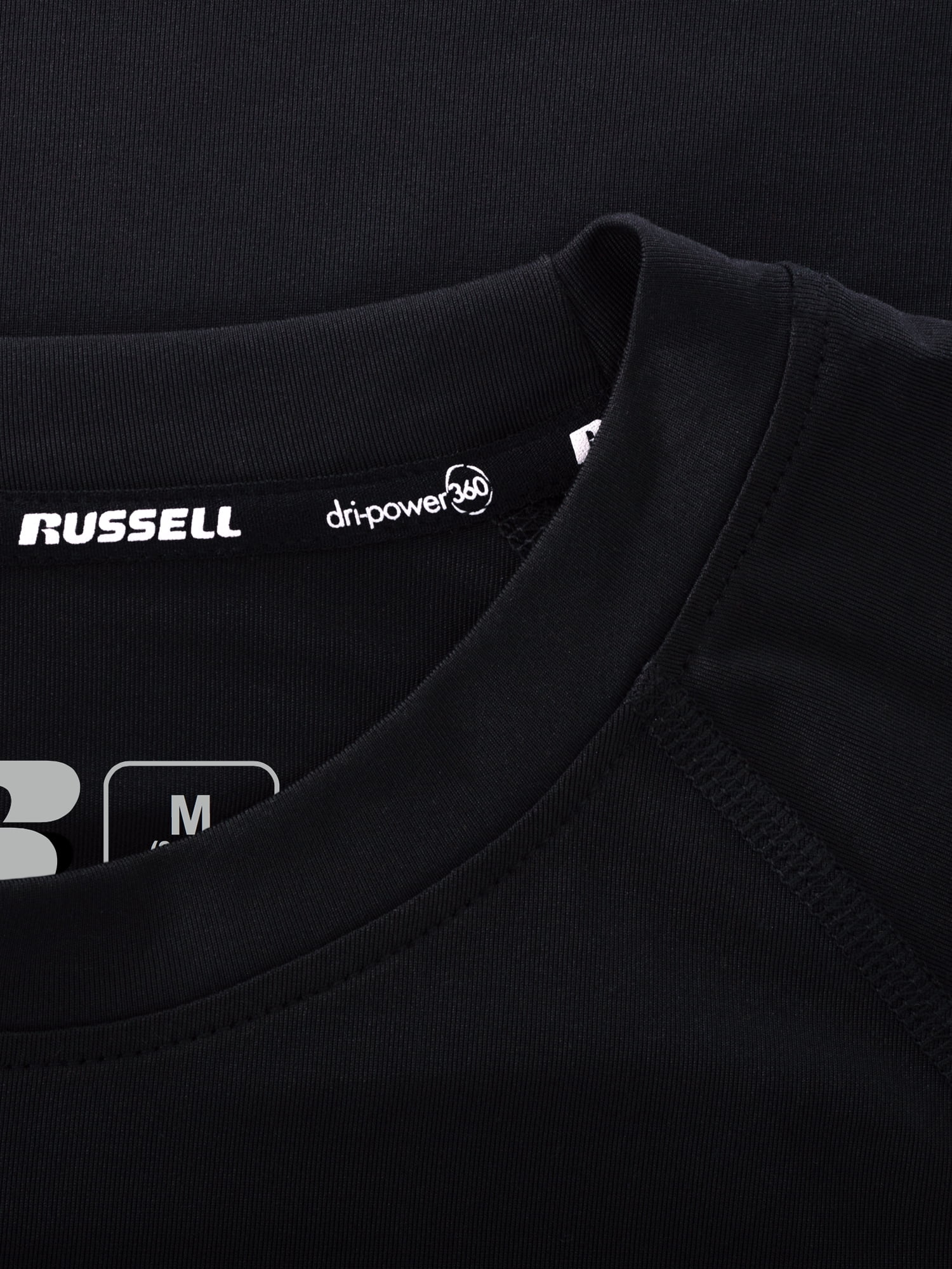 Russell Men's L2 Performance Baselayer Thermal Long Sleeve Top (Black, M-5XL) ezgis