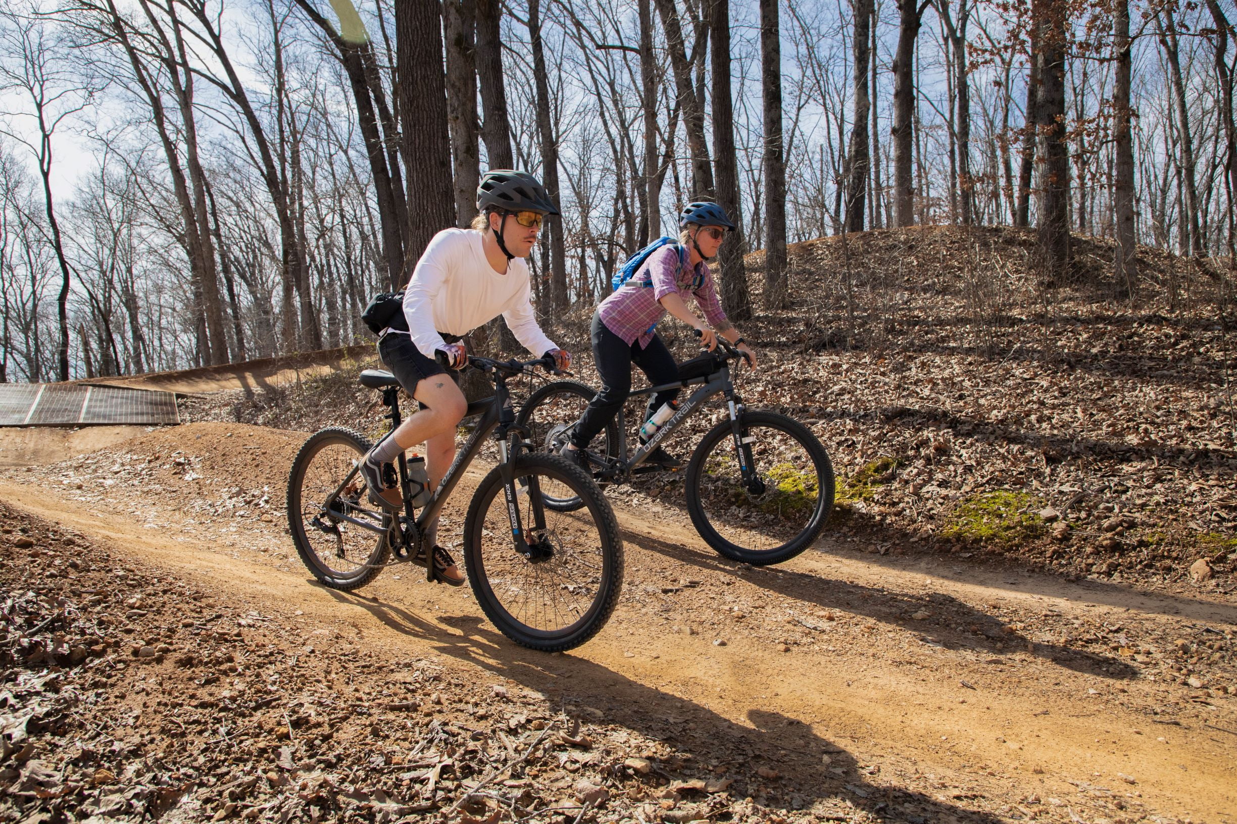Ozark Trail 29 in M.2 Ridge Mountain Bike, Lightweight Aluminum Frame, Mechanical Disc Brakes (Gray, Small Frame) 1ivwt