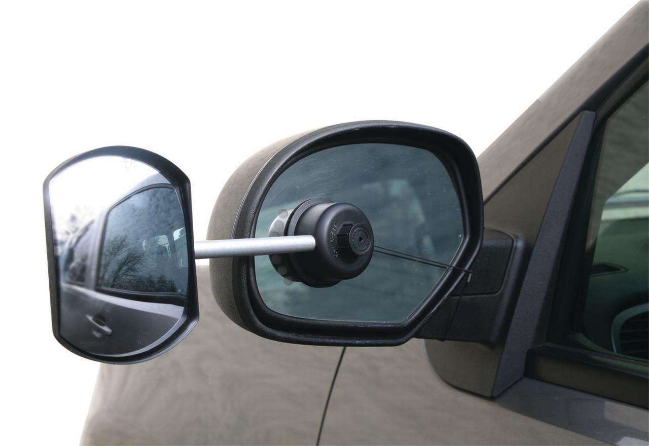 Camco Tow-N-See Convex Towing Mirror for Vehicle Side Mirror (Passenger Side, 1 Pack) 1rk4l