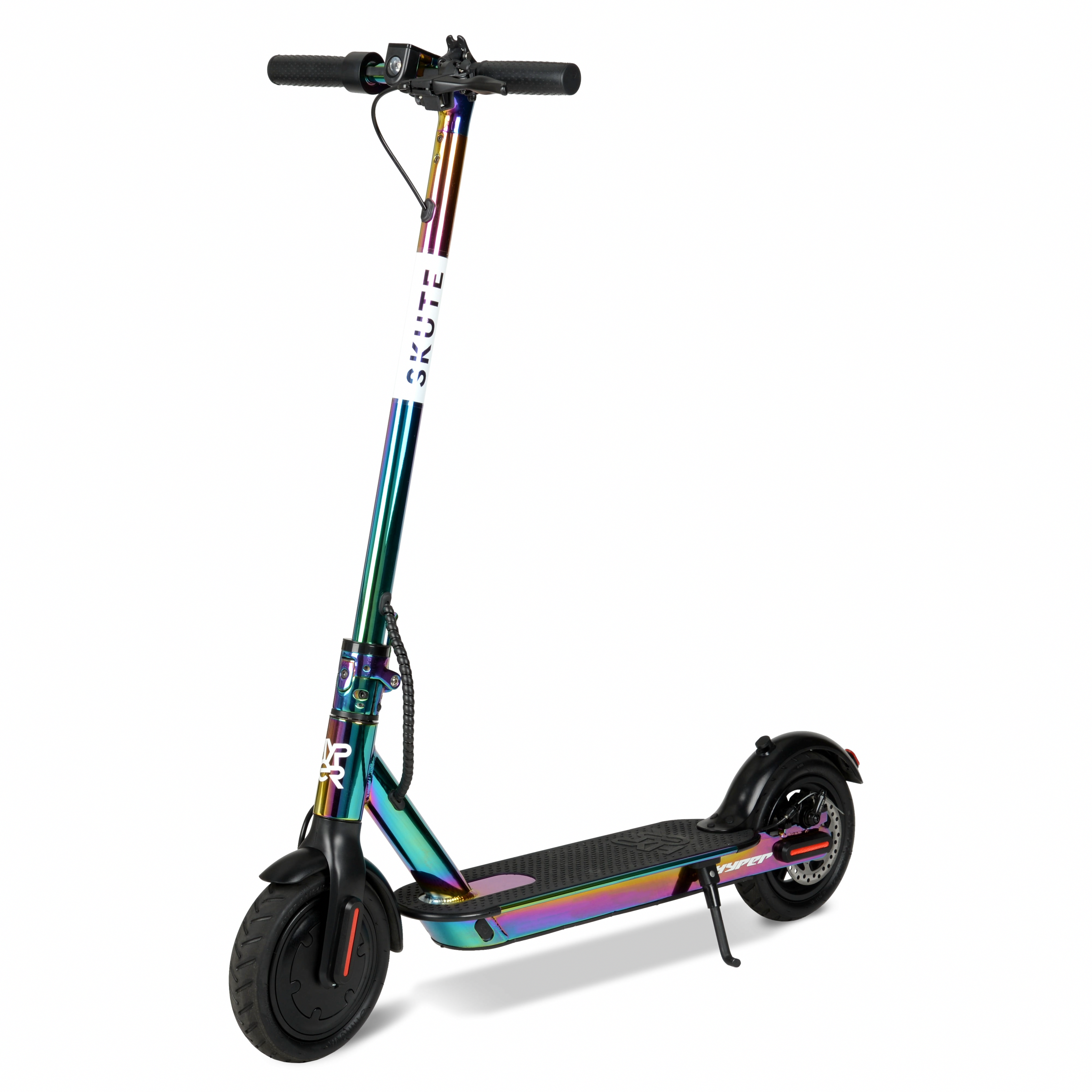 Hyper Toy Company Skute Folding Electric Scooter, 350W Motor, 16 MPH Max Speed (Jet Fuel, 264 lb Capacity) f590z