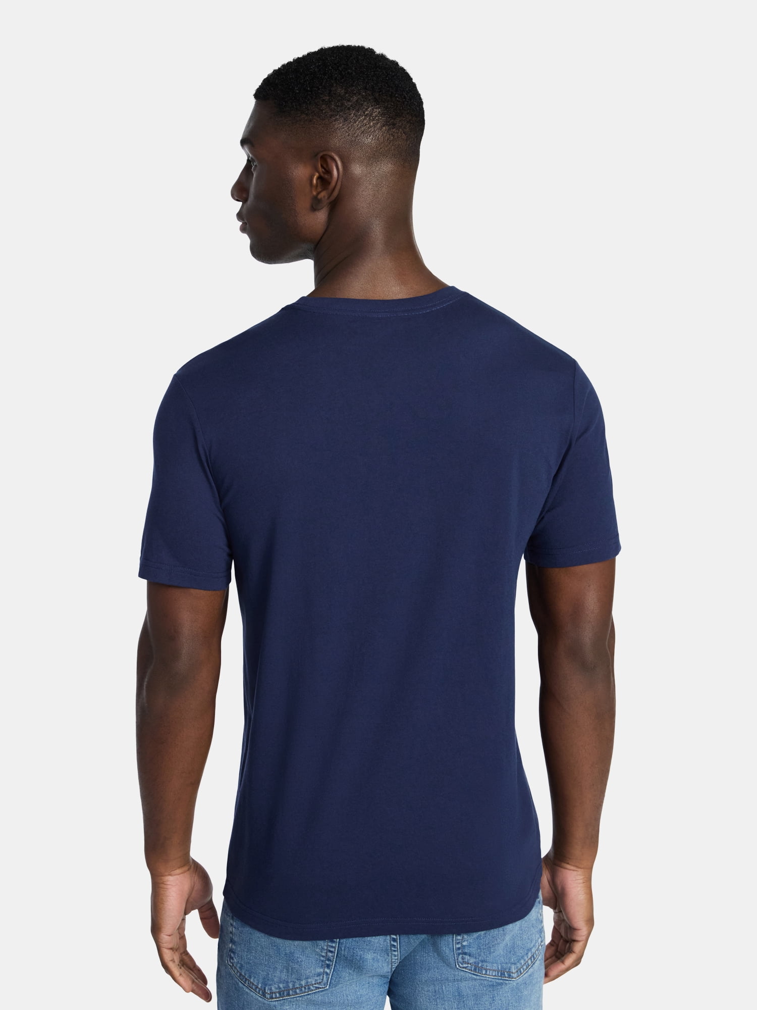 Bluey Men's Graphic Tee Father's Day Short Sleeve Crewneck Shirt (Blue, XS-5XL) jyuv4