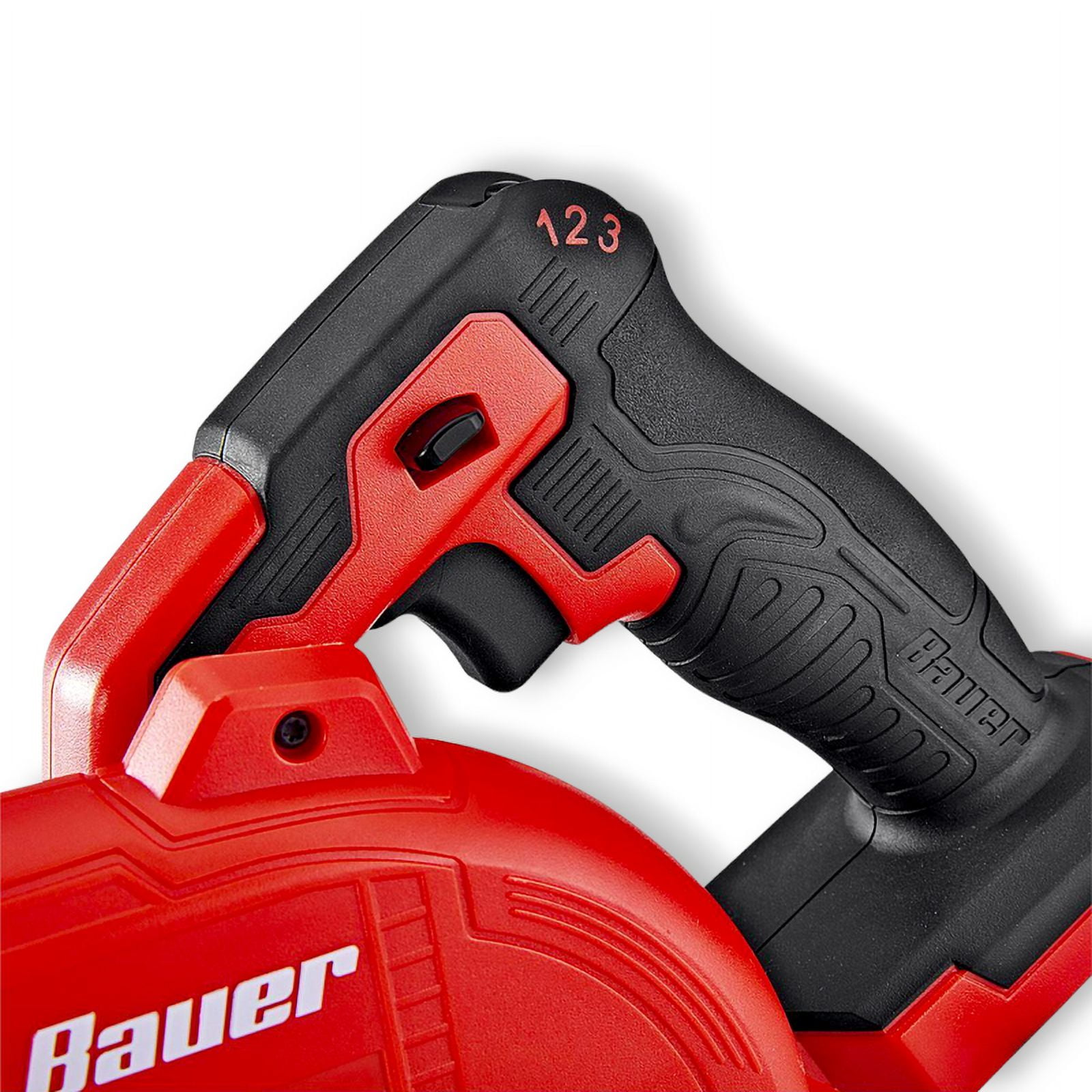 Bauer Cordless Leaf Blower 20V High-Performance Compact Handheld Sweeper for Workshop and Garden (Tool Only, 2.48 lb) fql1h