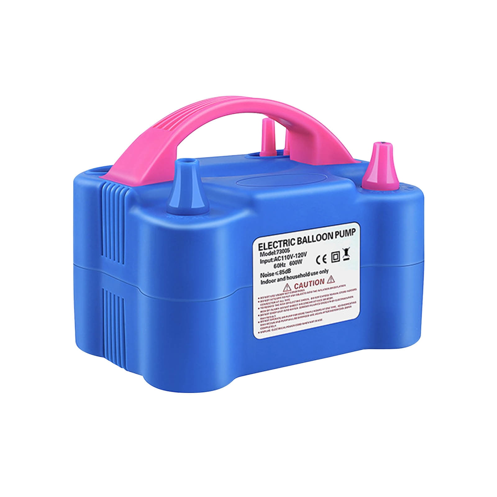 Sokhug Electric Balloon Pump Dual-Hole Automatic Inflator for Party Decorations (Pink, 600W) 43tru