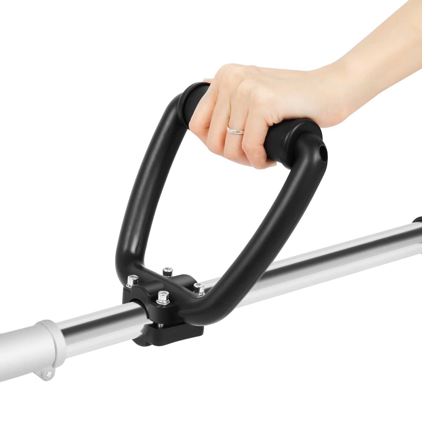 FOGGBET 51.7cc 2-Stroke Gas Powered Mini Tiller Cultivator for Garden and Farm (9 in Width) dgu79
