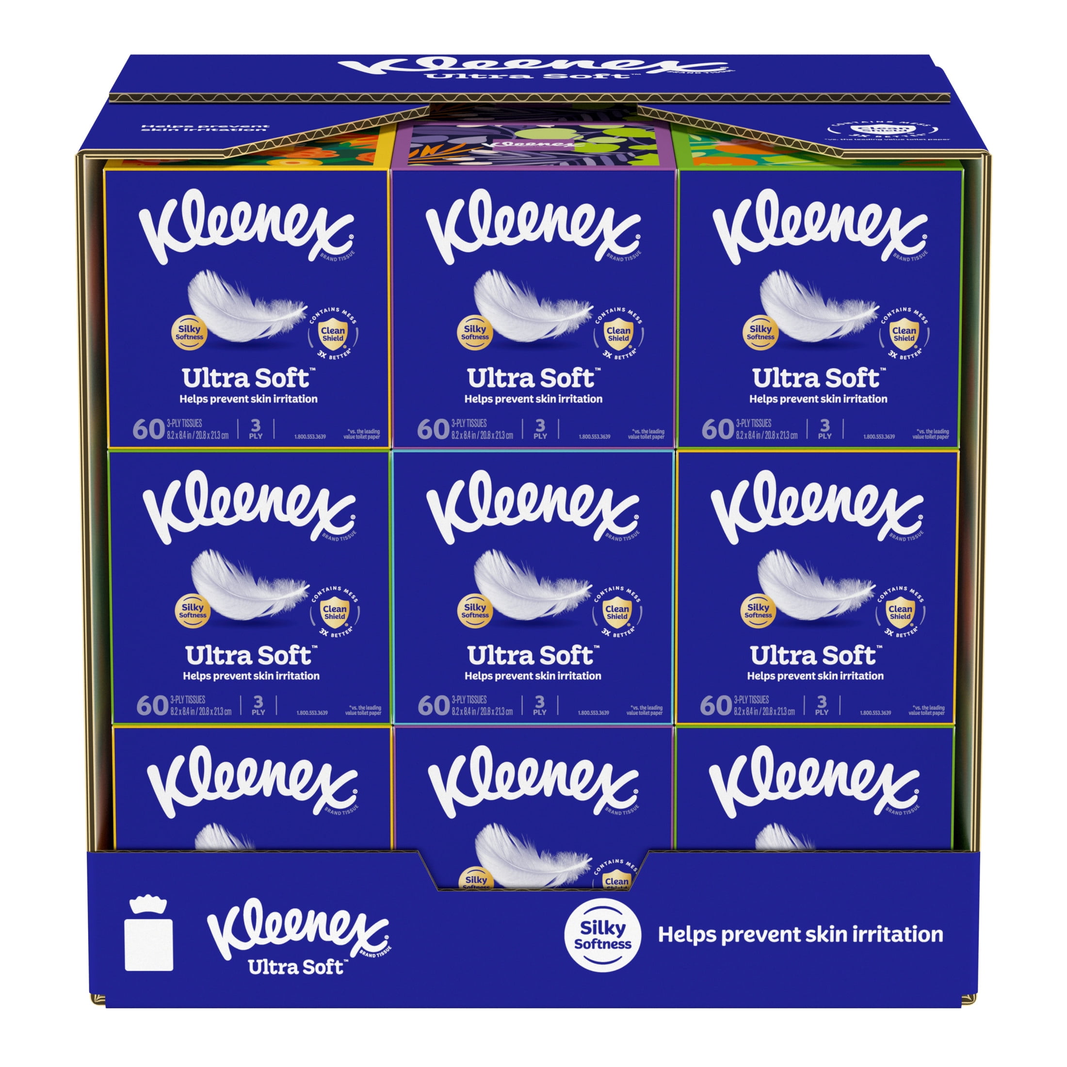 Kleenex Ultra Soft 3-Ply Facial Tissues (White, 60 Count) 416pj