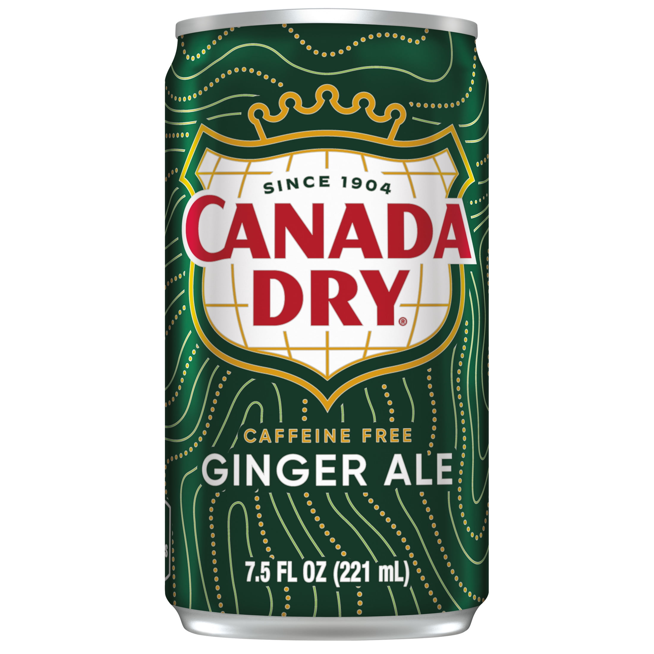 Canada Dry Caffeine Free Ginger Ale Soda (7.5 fl oz, 10 Pack) oo4k1