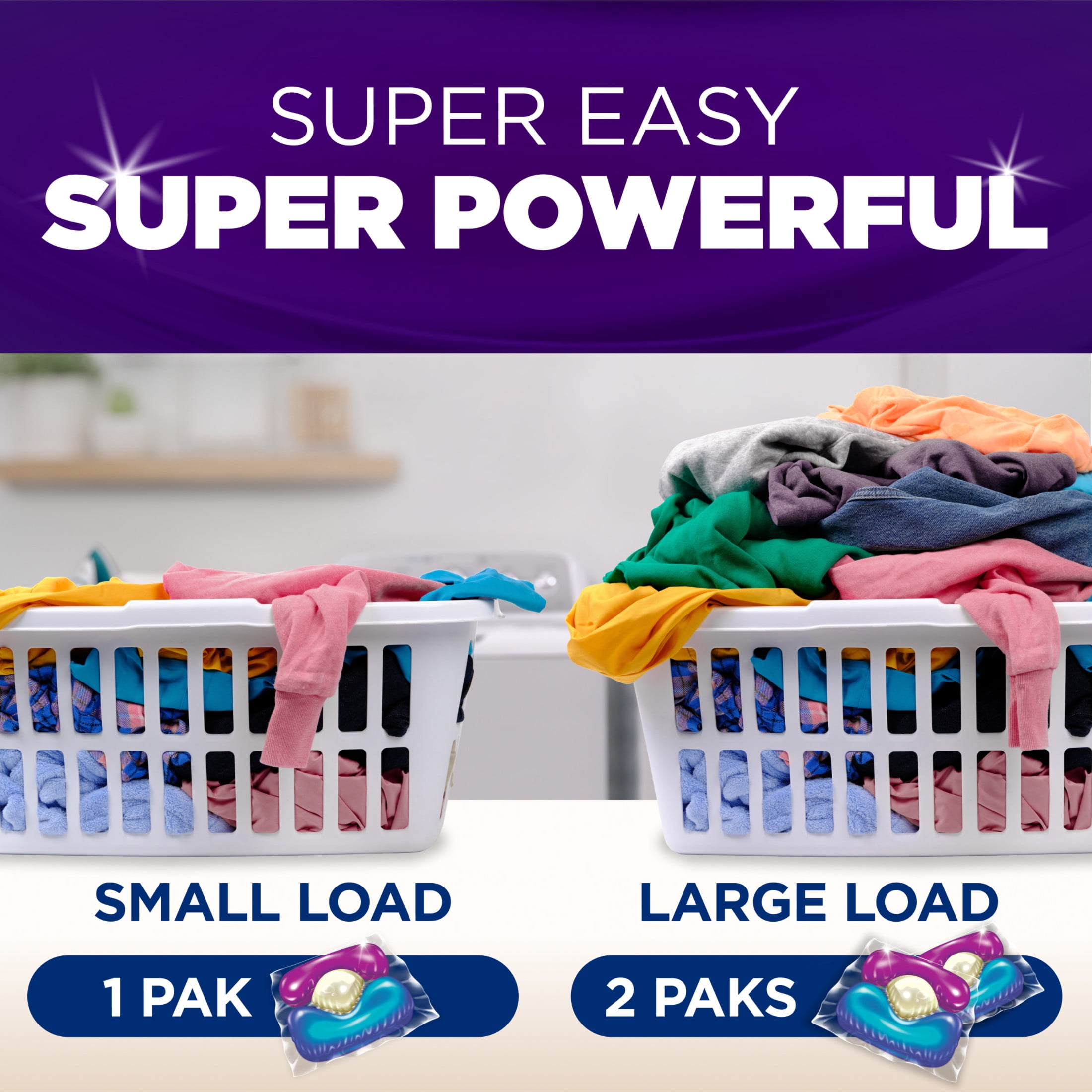 ARM & HAMMER Plus OxiClean Odor Blasters 5-in-1 Laundry Detergent Power Paks (Fresh Burst, 42 Ct) ikqn3