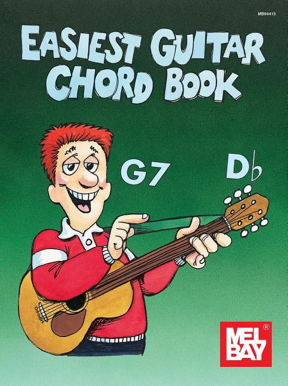 William Bay Easiest Guitar Chord Book for Beginners (Paperback, 1 Unit) zux1w