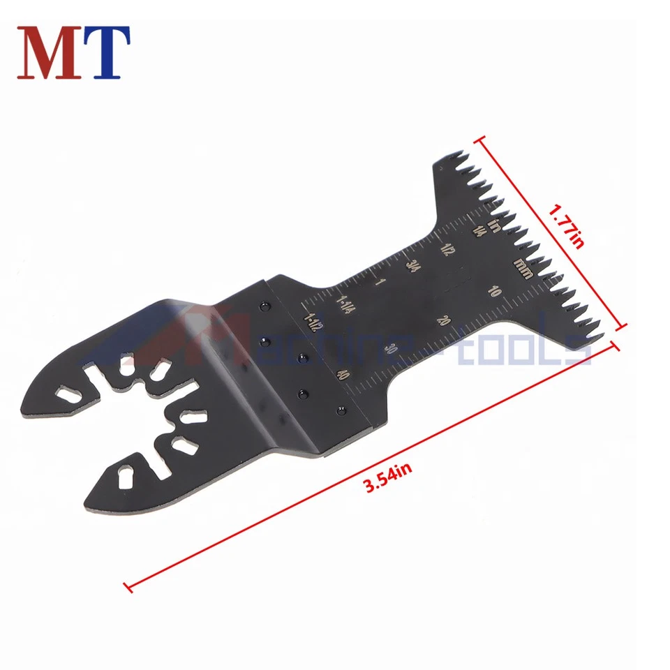 KLYNE Oscillating Multi Tool Saw Blades for Wood and Metal Cutting (14 Piece Set) 6dbh4
