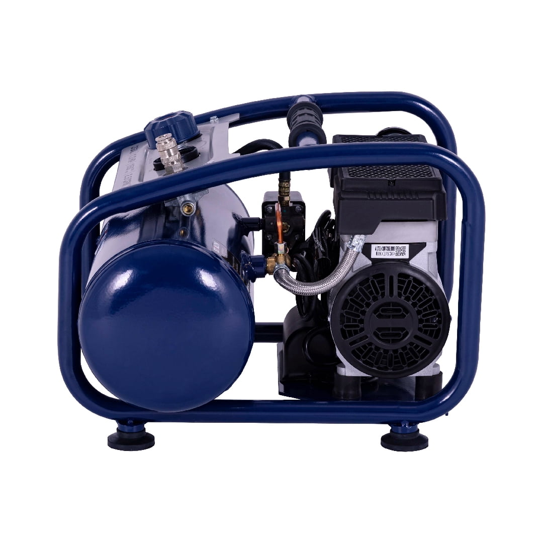 Stealth Ultra Quiet Portable Electric Air Compressor (Blue, 3 gal) vfxk8