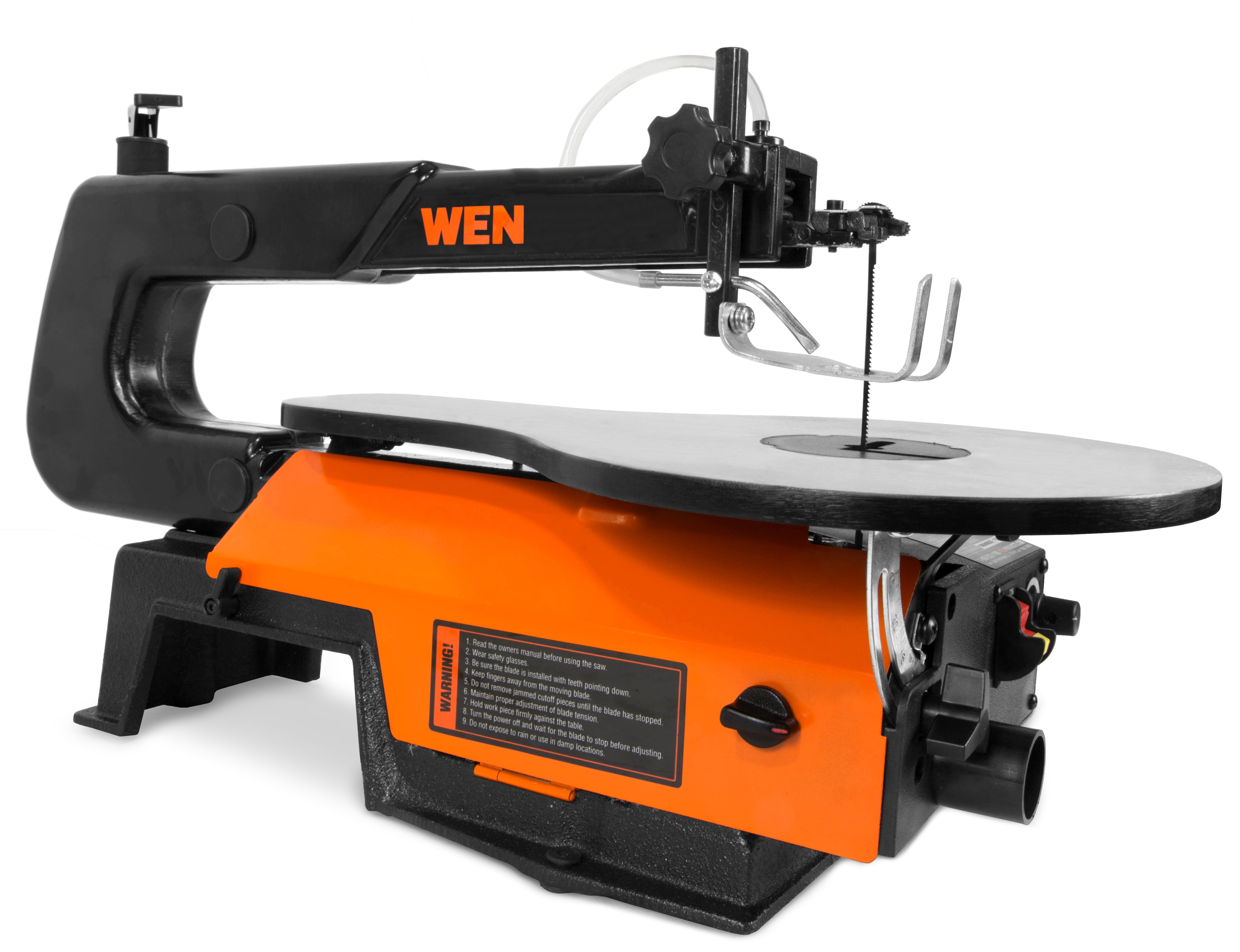 WEN 16-Inch Variable Speed Scroll Saw with Easy-Access Blade Changes (Black, 16 in) th1eb