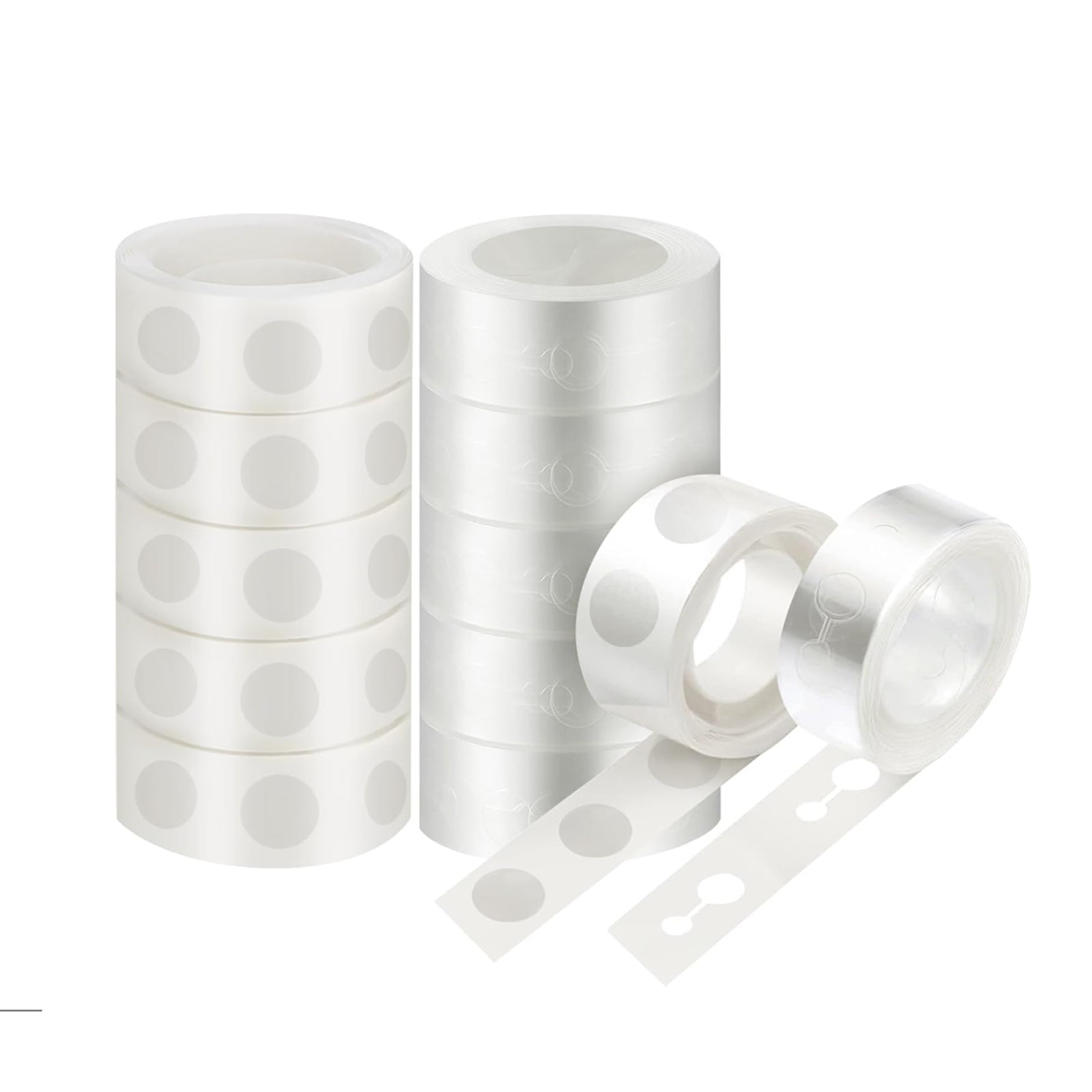 Efavormart Balloon Arch Kit (Clear, 10 Rolls Tape Strips and 10 Rolls Glue Dots) f333b