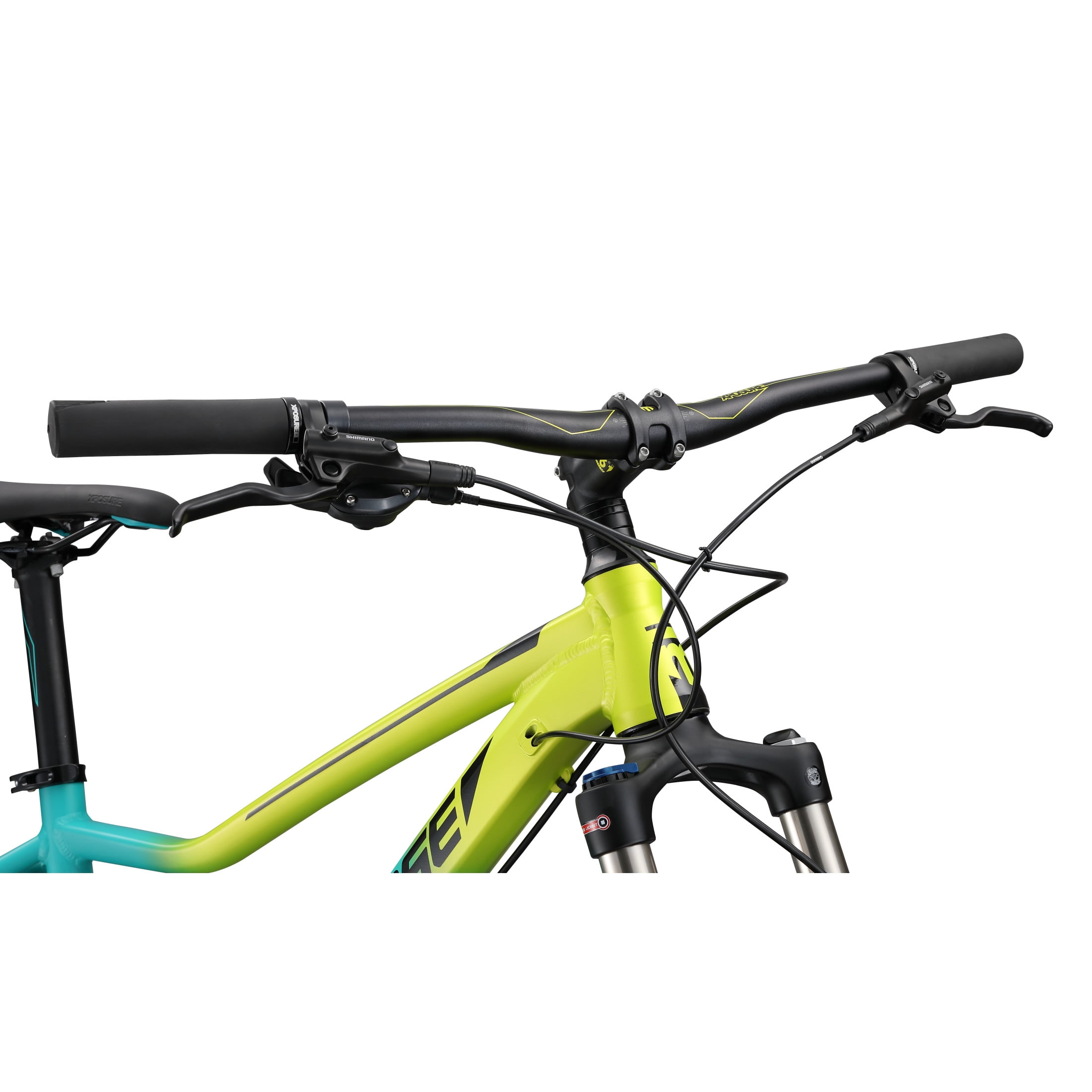 Mongoose Tyax 27.5 Expert Mountain Bike, High-Performance Hardtail Trail Bicycle (Yellow/Blue, 27.5 in) idfdj