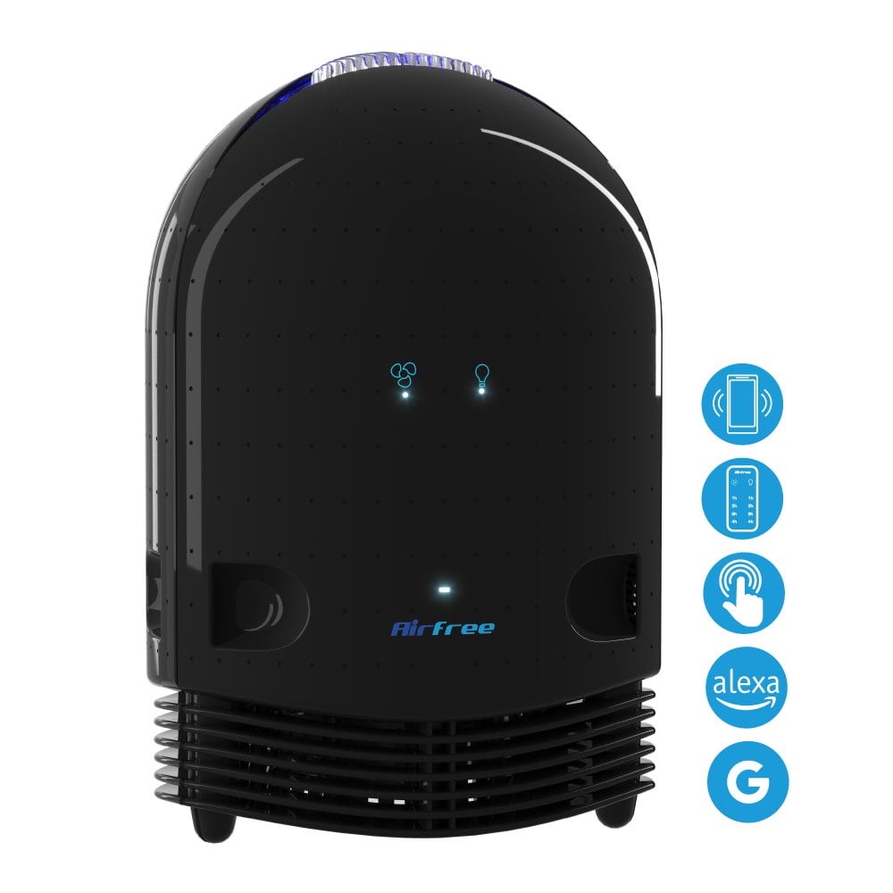 Airfree P3000 Plus Filterless Air Purifier (Black, 650 sq. ft.) indrb