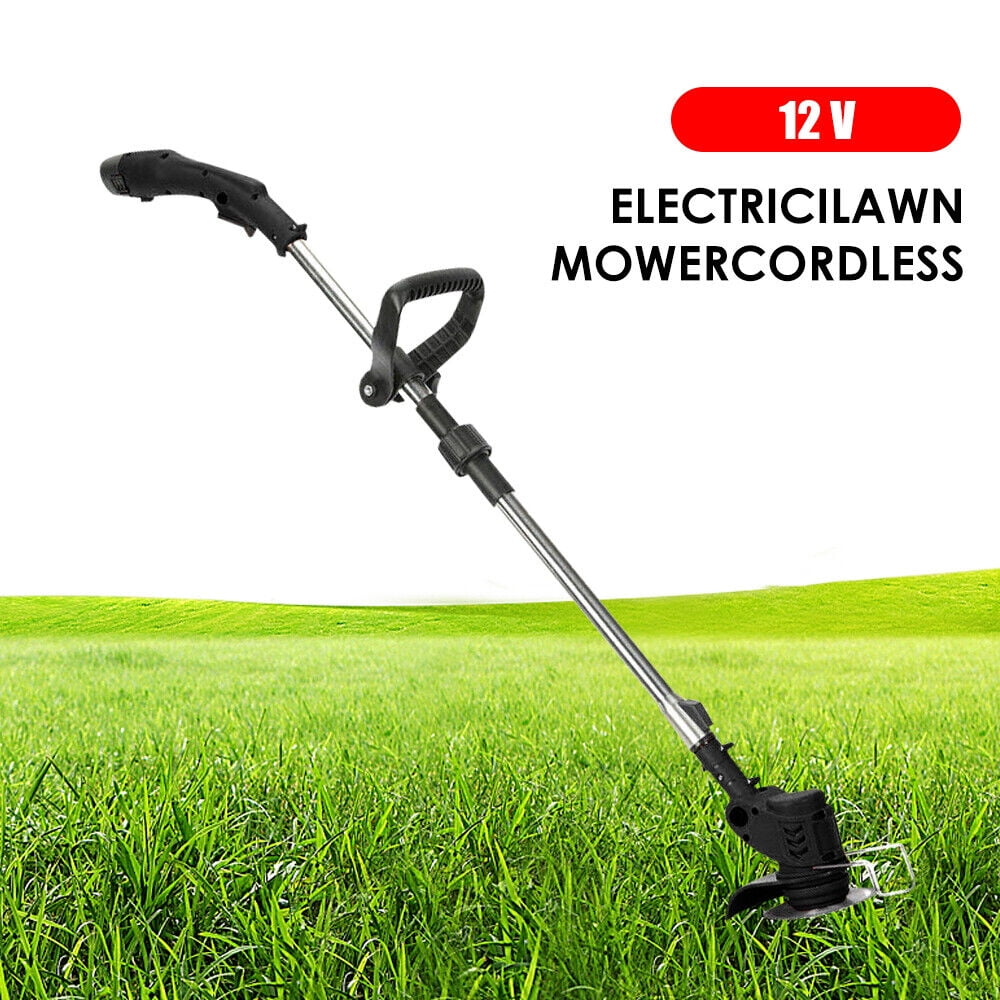 Paddsun Electric Cordless Weed Wacker, Lawn Edger and Grass String Trimmer (Black, 35-49 in) qyyt5