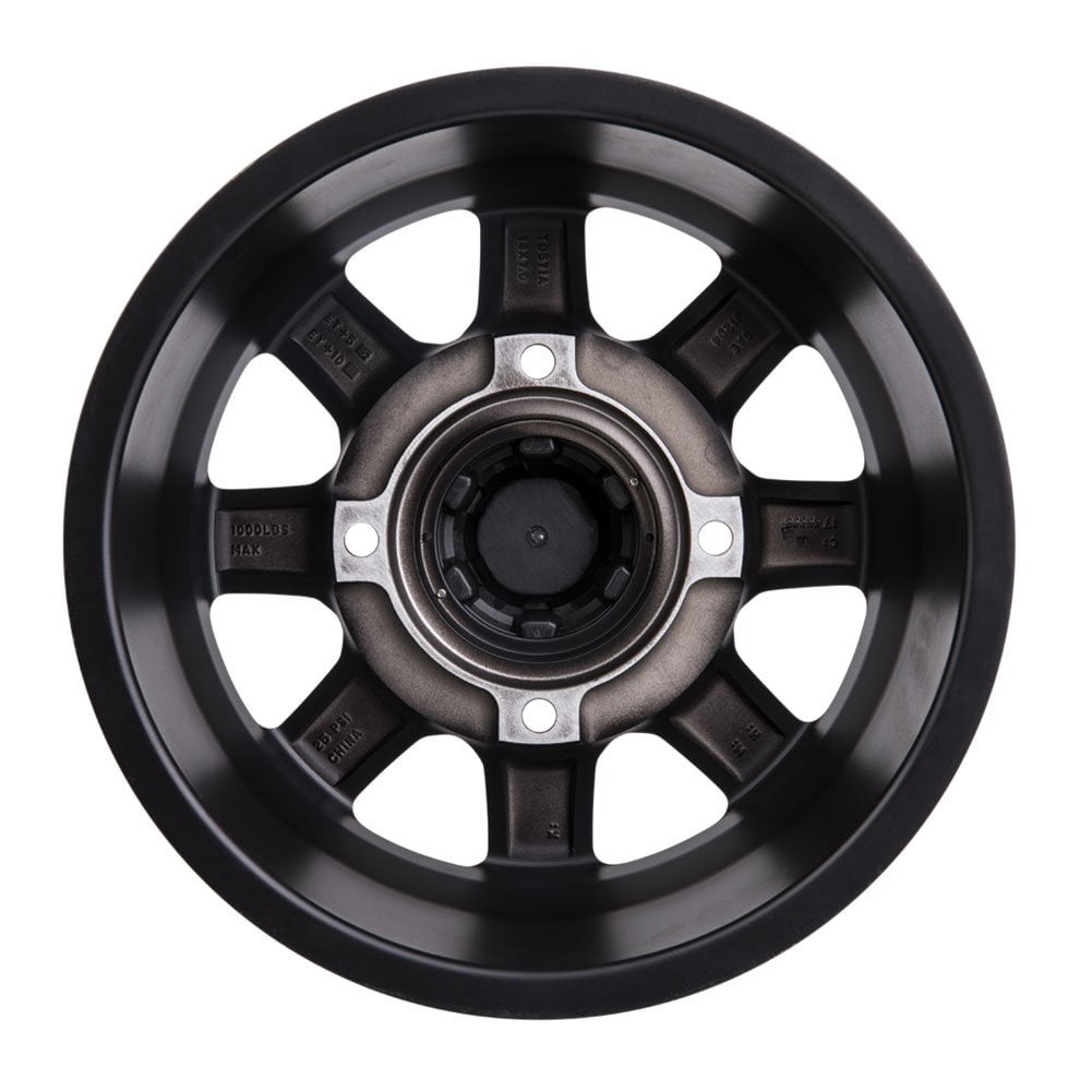 Tusk Cascade Wheel 12x7 4/110 Bolt Pattern (Matte Black, 12 in) cb519