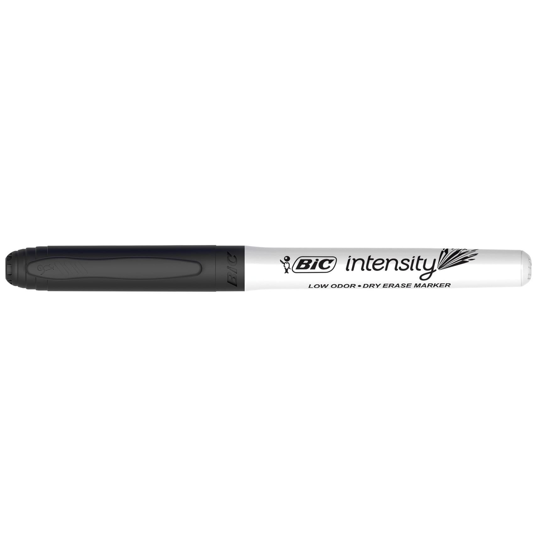 BIC Intensity Dry Erase Markers, Fine Tip, Low-Odor Ink (Black, 12-Count Pack) kodw1