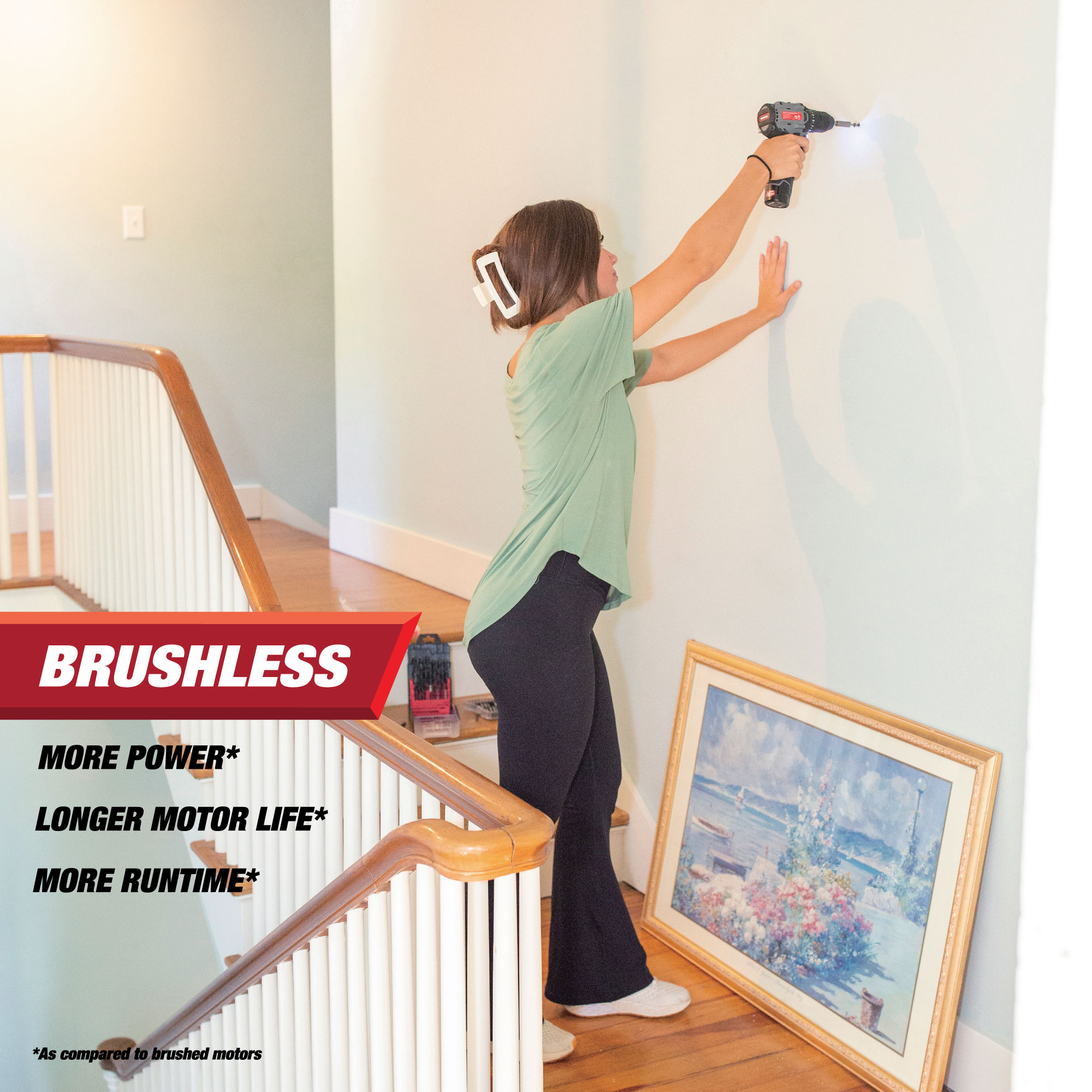 Hyper Tough 12V Max Brushless Drill Driver with Metal Keyless Chuck (1.5Ah Battery & Charger, 3/8 in) x8ylp