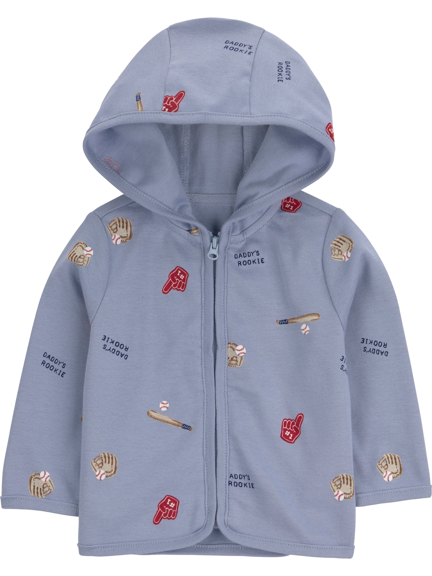 Carter's Child of Mine Baby Boy Cardigan Outfit Set (Blue, 3-Piece) arg2w