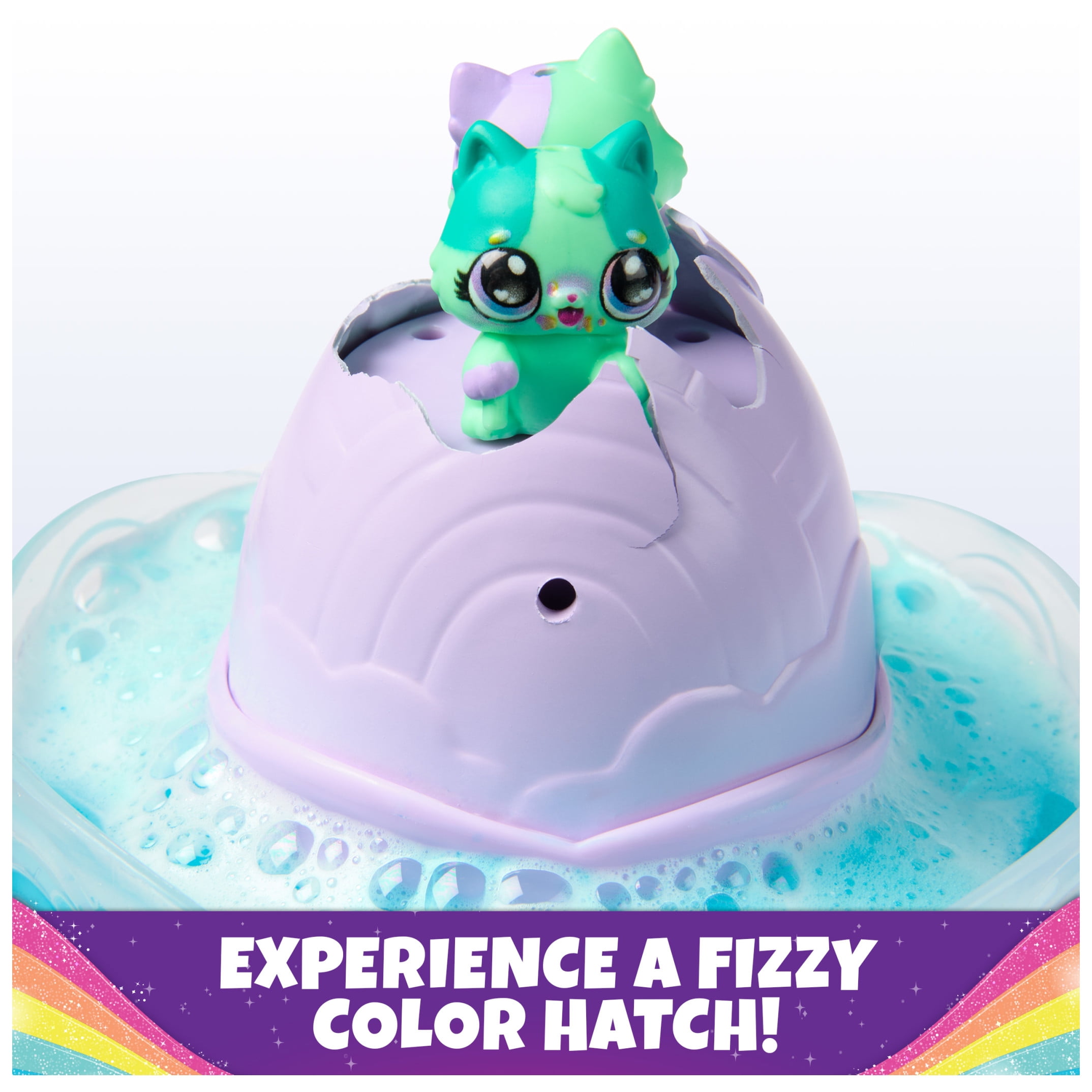 Hatchimals Alive Rainbow Splash Fizzy Surprise Interactive Hatching Toy Set (Multi-Pack) gyncx