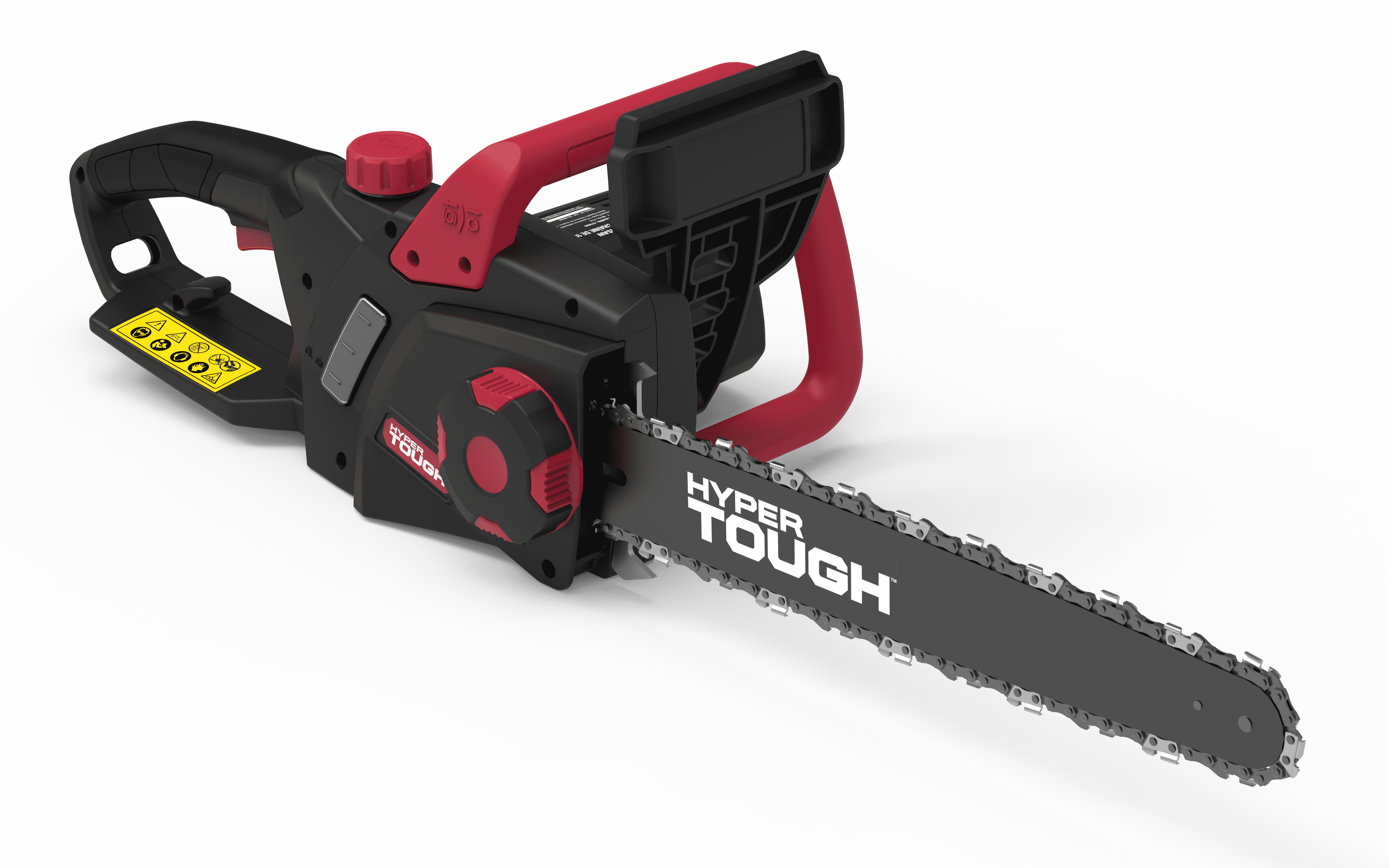 Hyper Tough 16-Inch Electric Chainsaw, 15-Amp Corded Motor, Automatic Oiler, Tool-less Tensioning (16 in) l0mrn