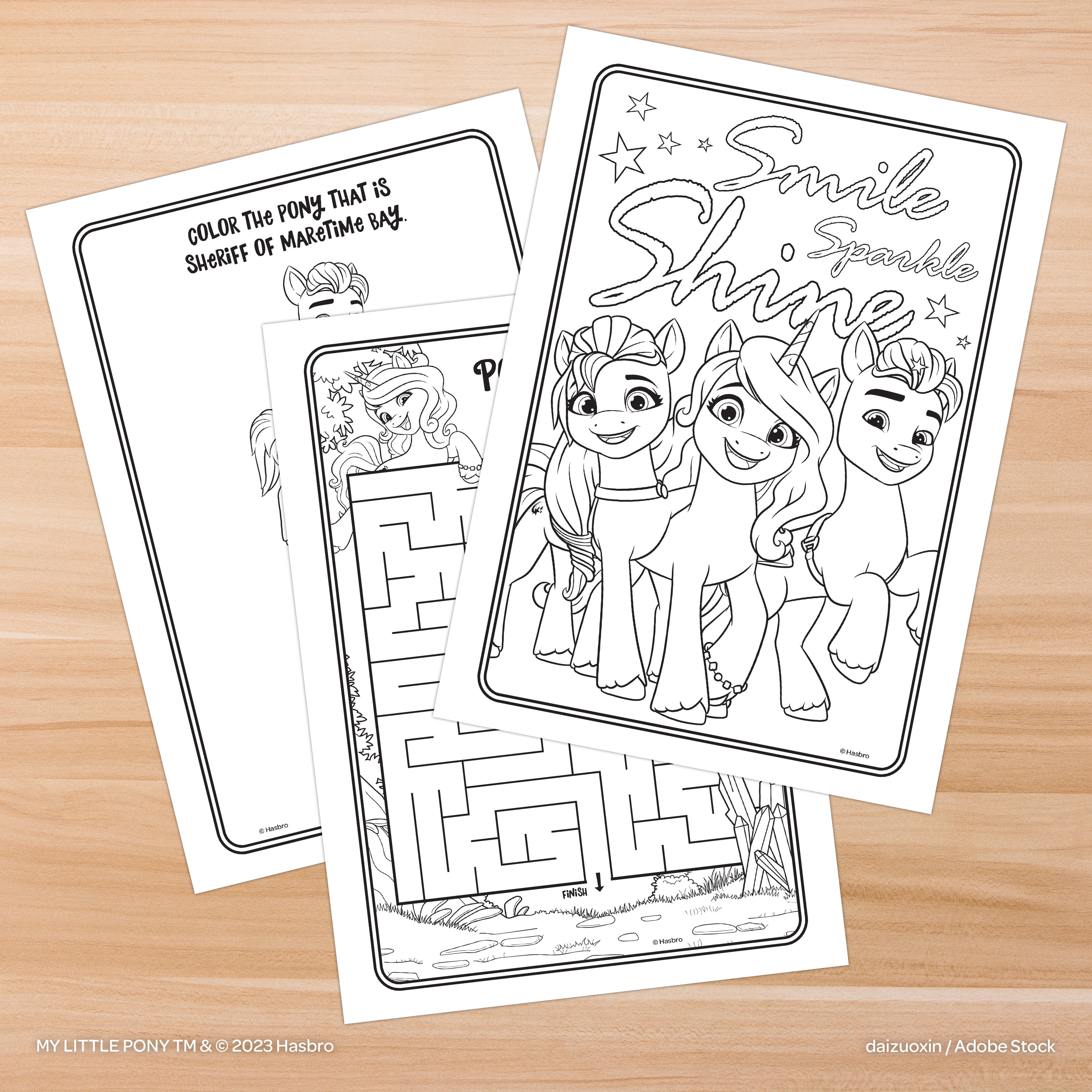 My Little Pony Jumbo Coloring and Activity Book (64 Pages, 10.75 in x 7.75 in) 5oxjh