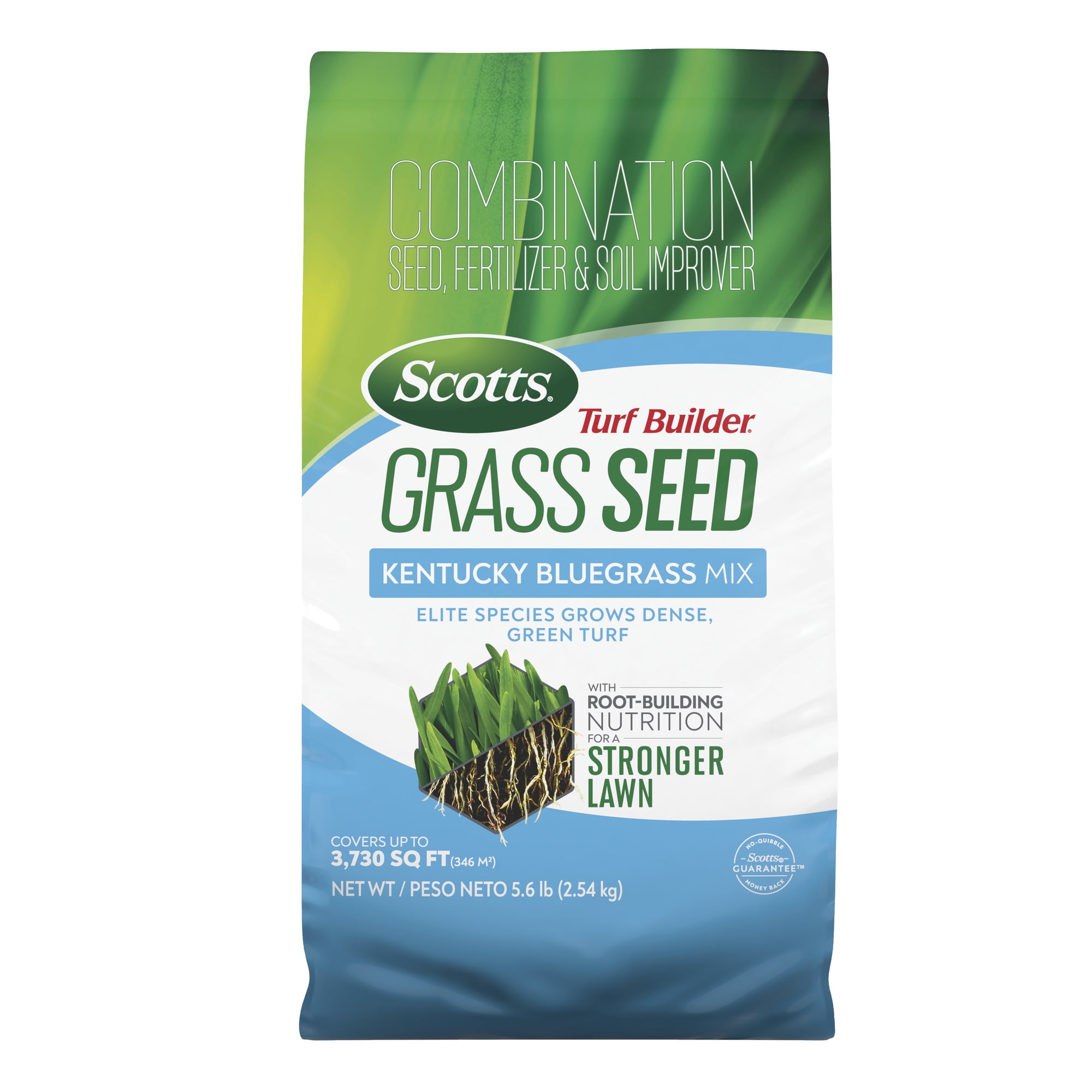 Scotts Turf Builder Kentucky Bluegrass Grass Seed Mix (Green, 5.6 lb) 1o9ko