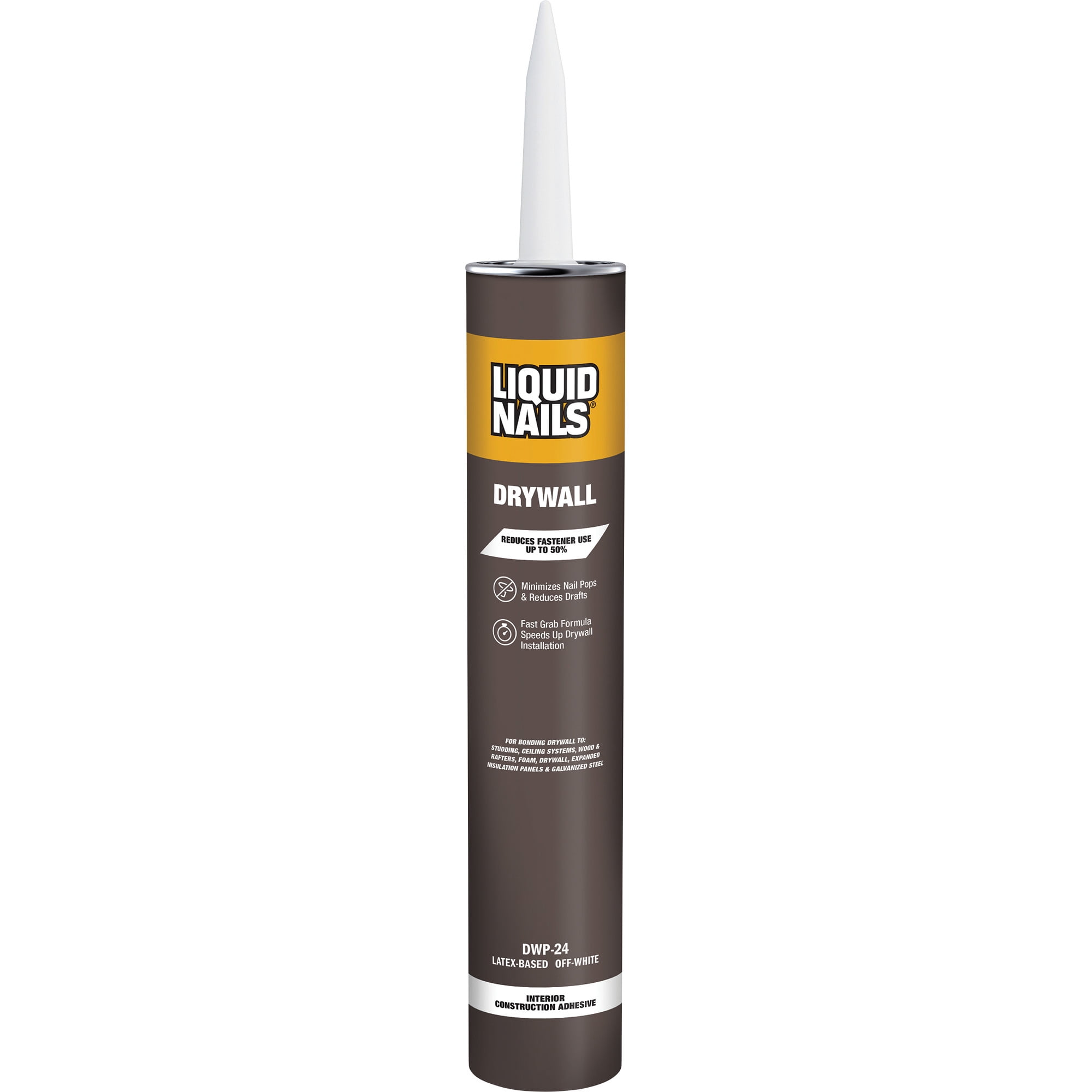Liquid Nails Drywall Adhesive Interior Low VOC (Off-White, 28 oz) 8f7ue