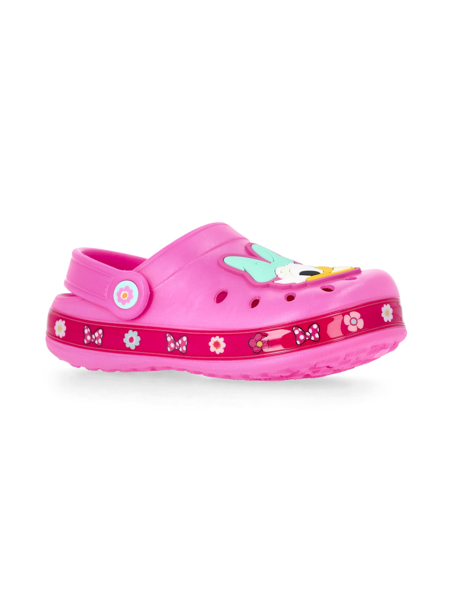 Minnie Mouse Toddler Girls Clog Sandals Lightweight Slip-on Water Shoes (Pink, 6 Toddler) kvdt1