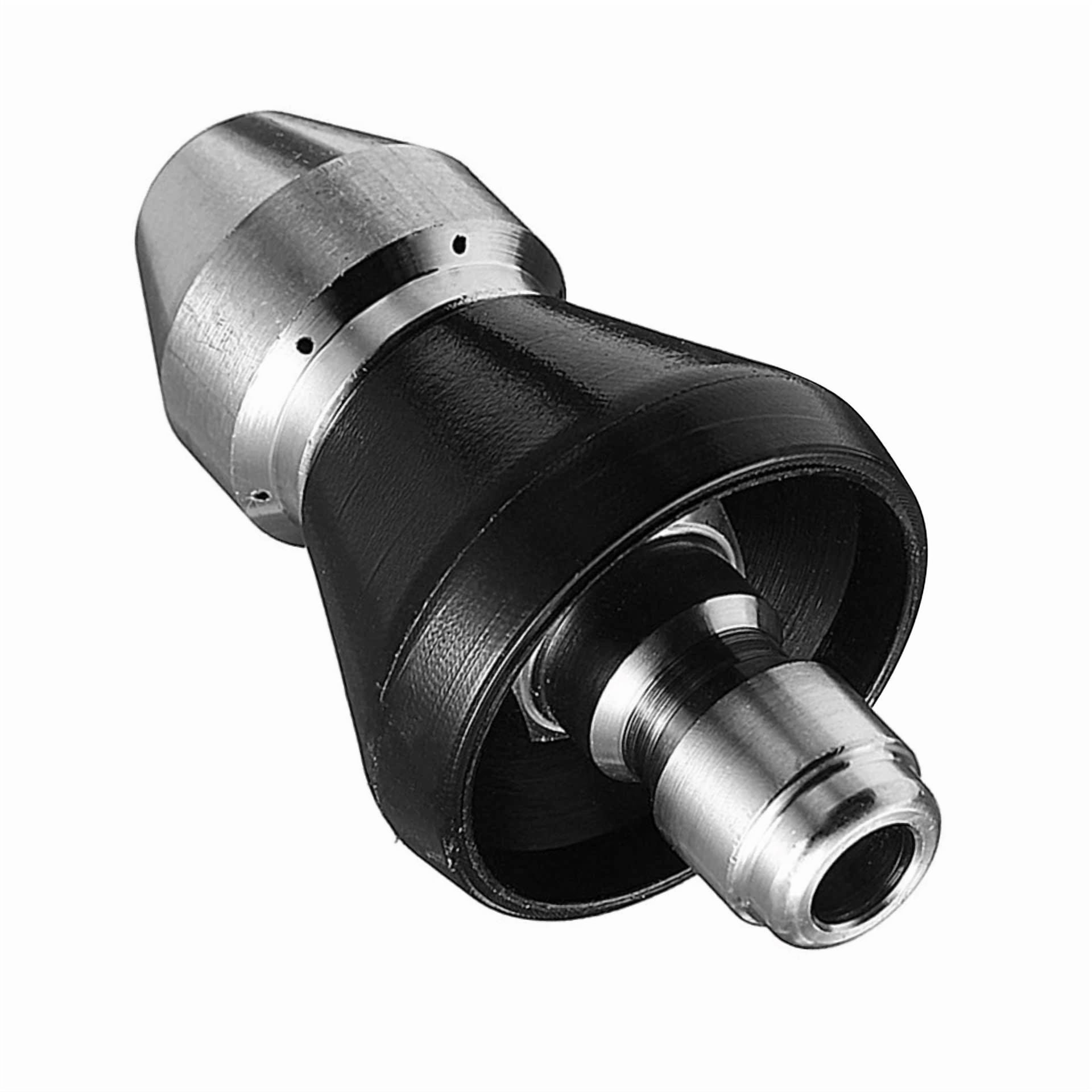 Flint Pressure Washer Sewer Jetter Nozzle (1 Front 6 Rear Orifice, Stainless Steel) i1e5s