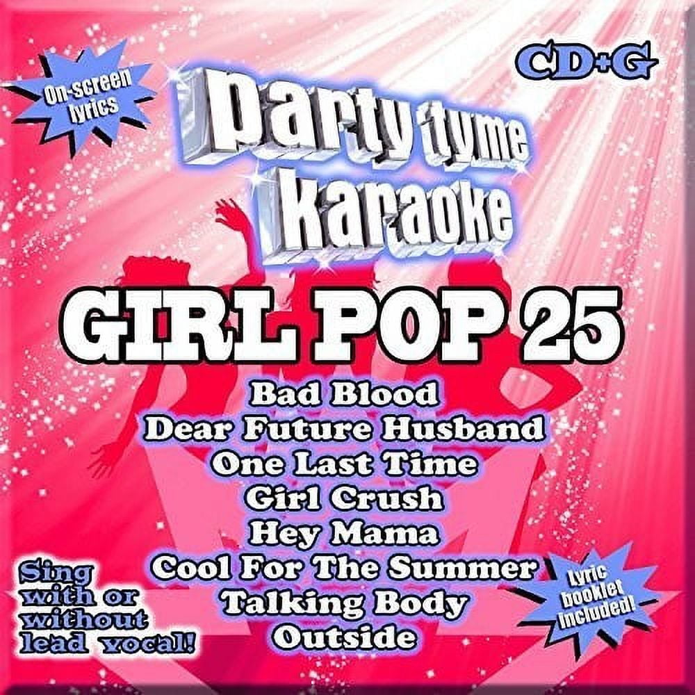 Sybersound Records Party Tyme Karaoke Girl Pop 25 Audio CD (1 Disc) oy32o