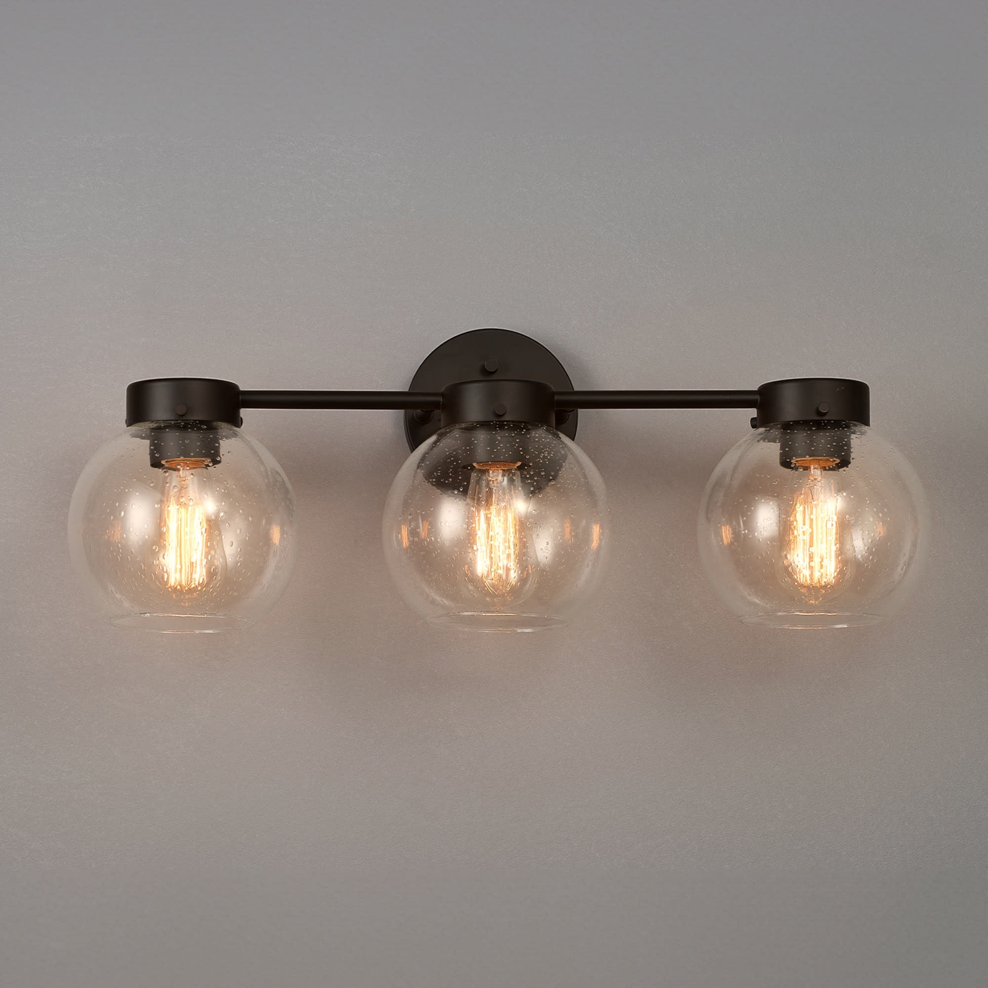 Globe Electric Thalia Bathroom Vanity Light Fixture (Satin Nickel, 3-Light) 5isav