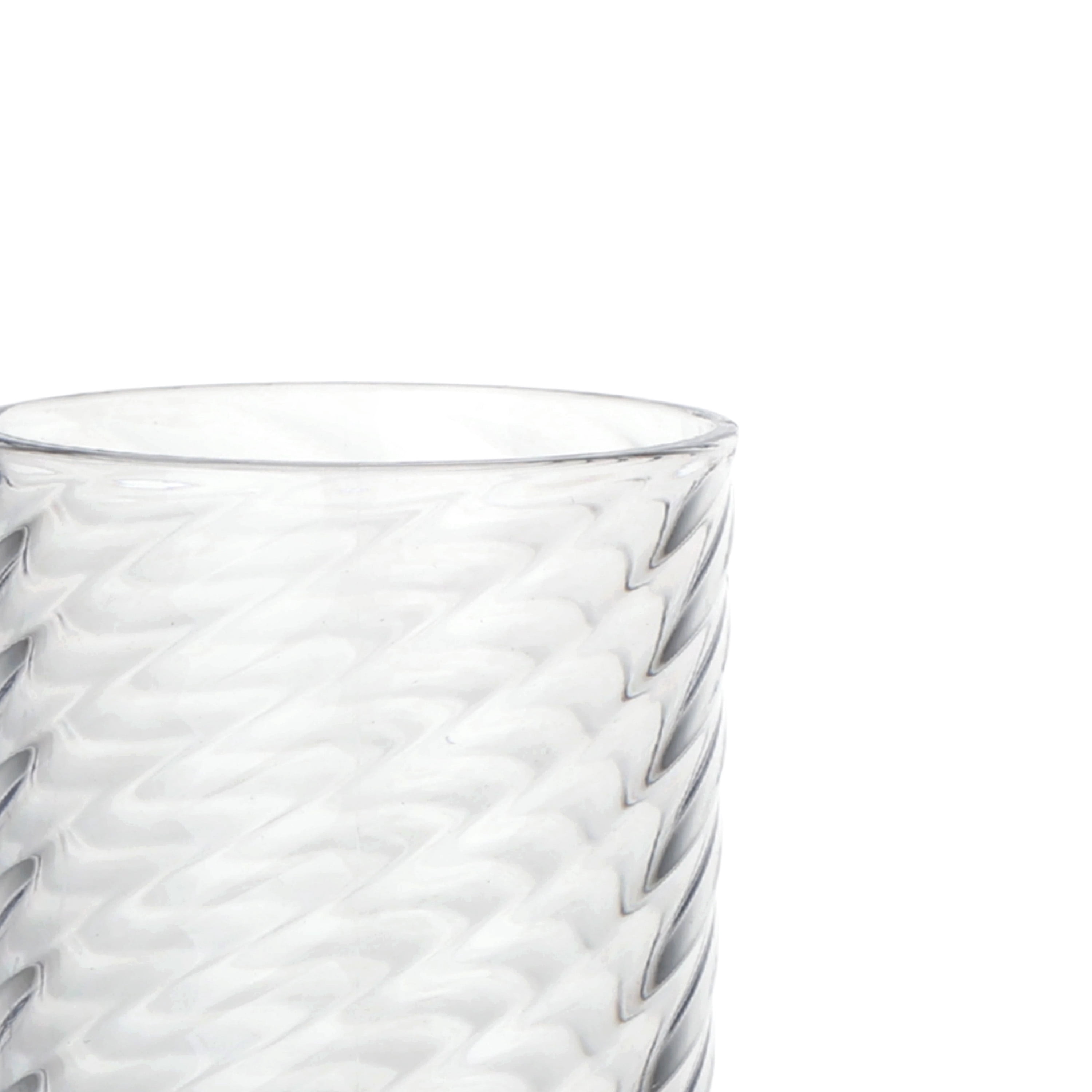 Beautiful Tritan Swirl Texture Sipper Tumbler with Lid and Straw (Clear, 21 fl oz) 9zxbn