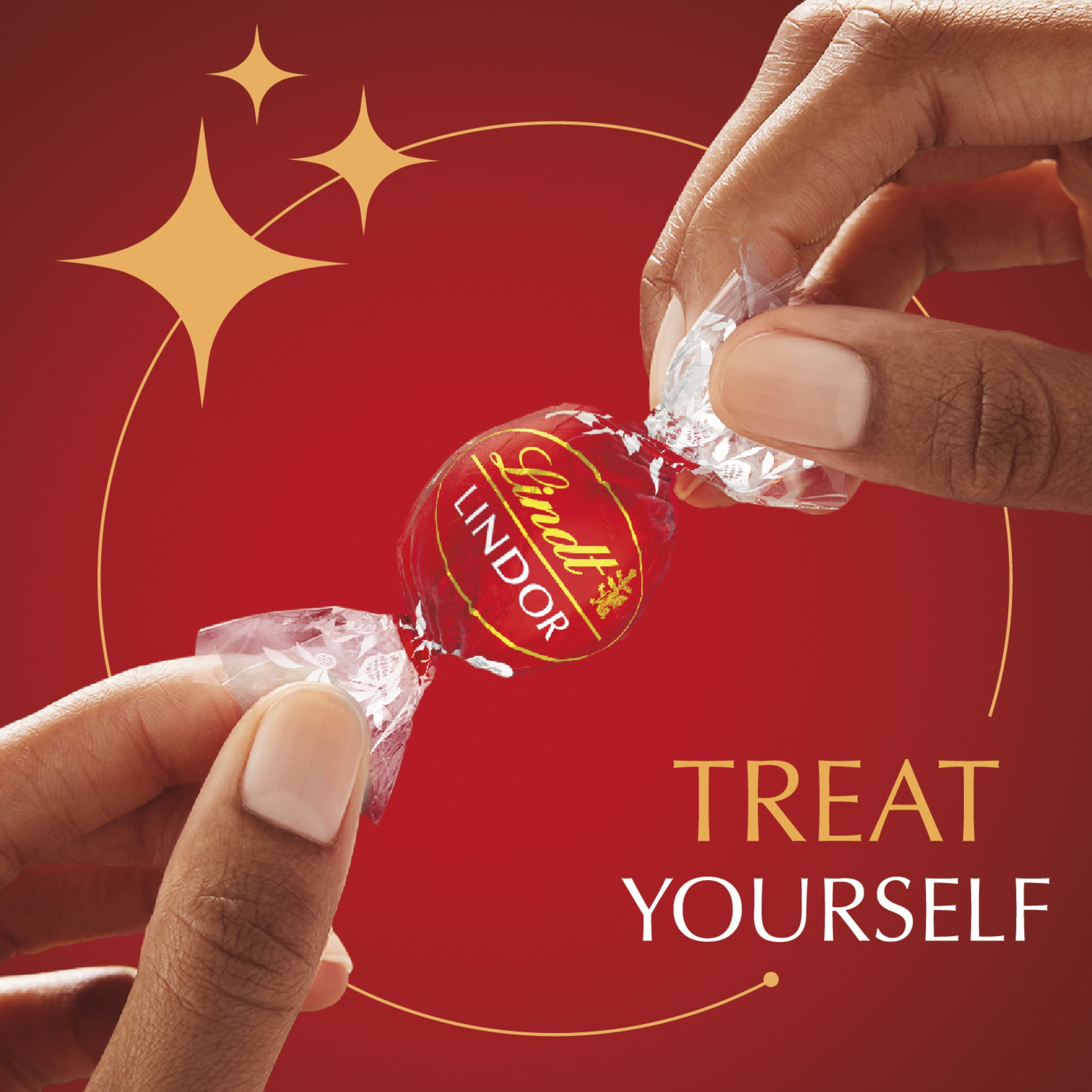 Lindt LINDOR Milk Chocolate Candy, Smooth Melting Milk Chocolate Truffles (5.1 oz) pmwf7