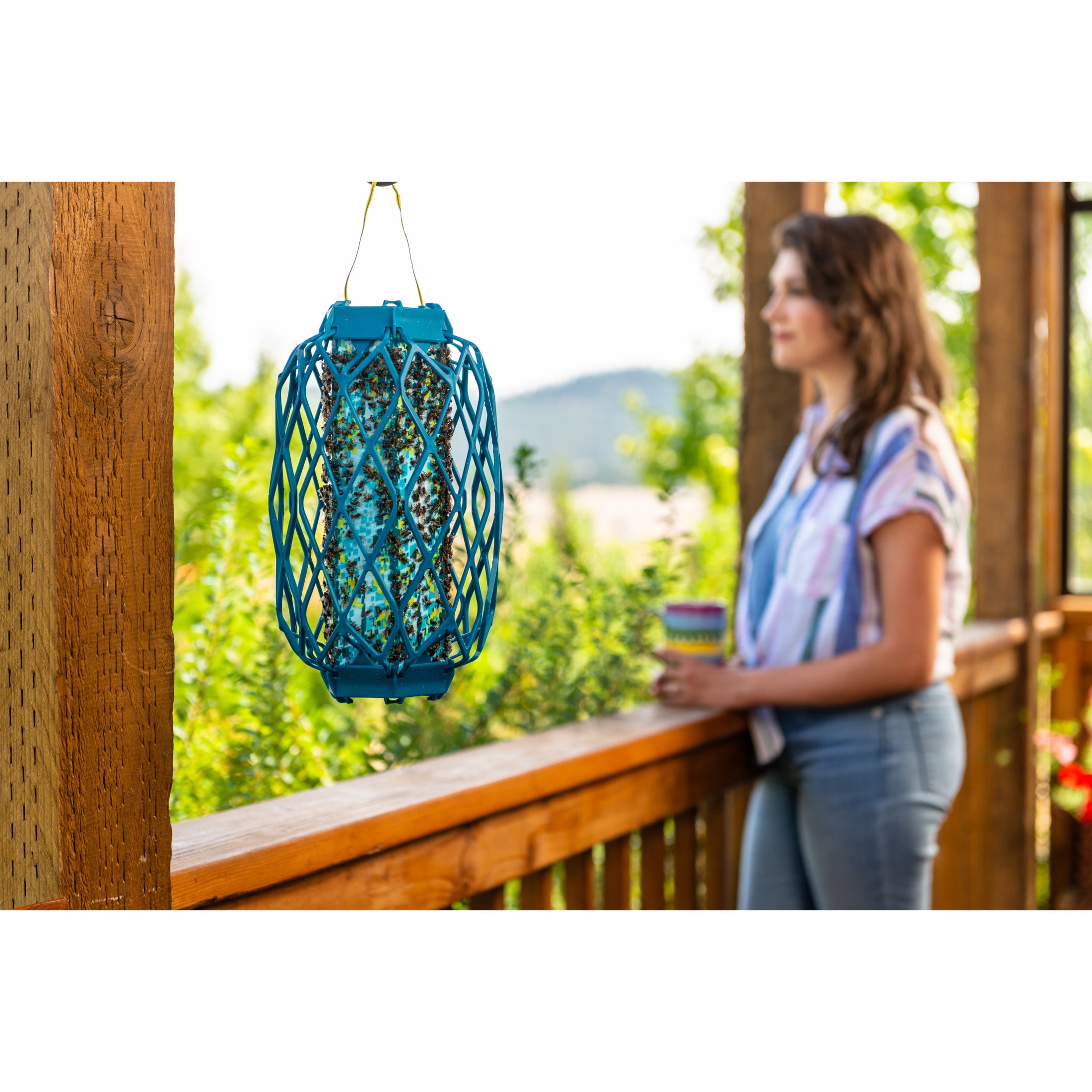 RESCUE! Outdoor Hanging Fly Trapstik for Biting Flies (1 Trap) r5n4x