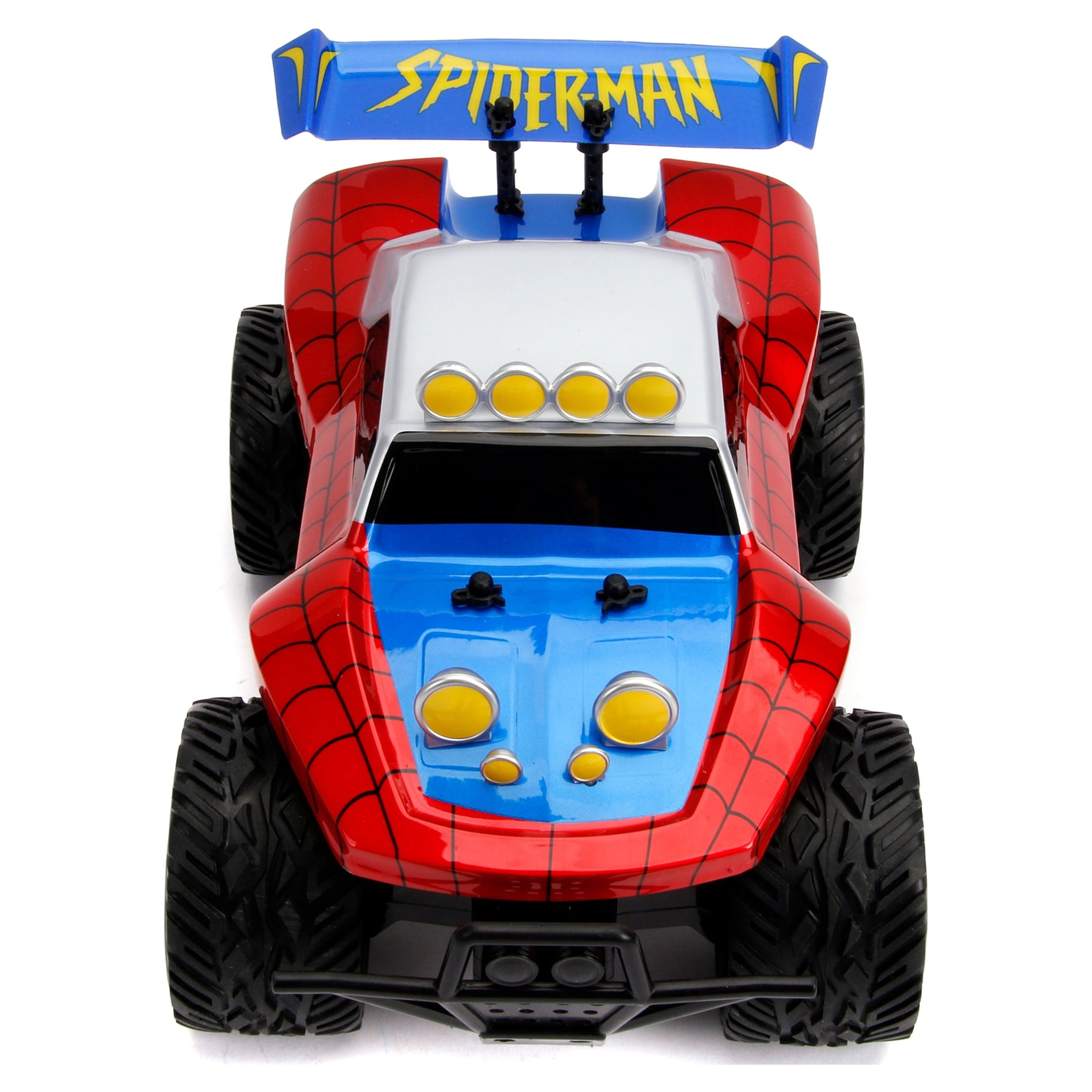 Jada Toys Marvel Spider-Man RC Buggy Radio Control Car (Red, 10 in) dszhs