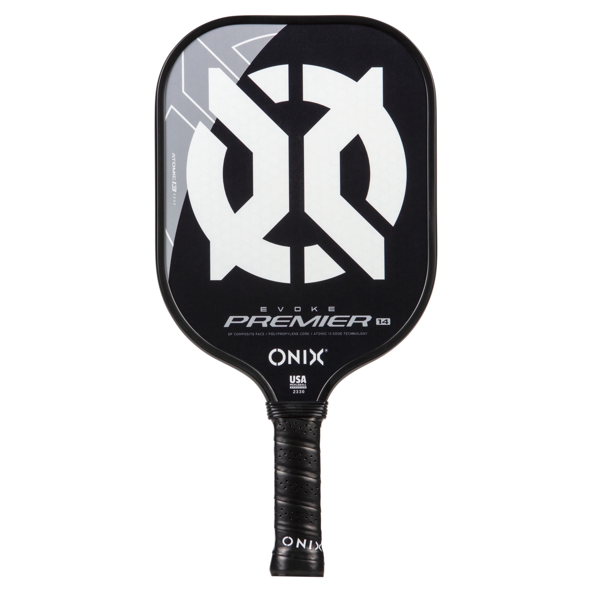 Onix Evoke Premier Pickleball Paddle (Black, 16 in x 8 in) q4ngc