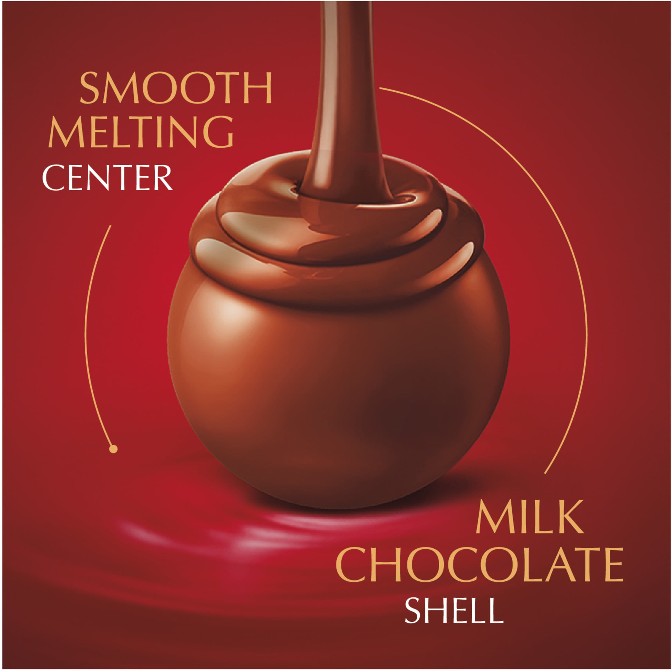 Lindt LINDOR Milk Chocolate Candy, Smooth Melting Milk Chocolate Truffles (5.1 oz) pmwf7