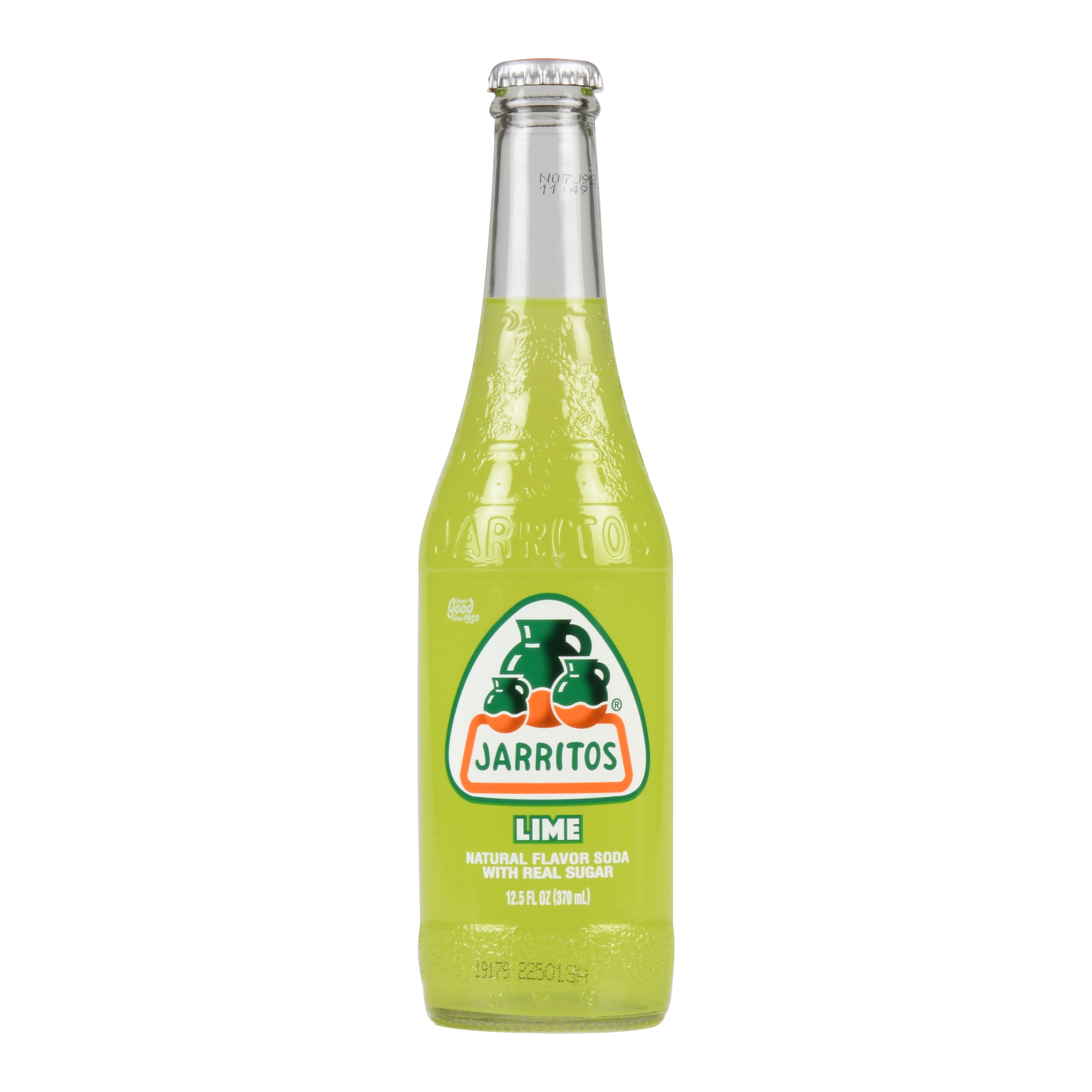 Jarritos Lime Soda, Authentic Mexican Fruit Flavored Carbonated Drink (Green, 12.5 fl oz) agpni