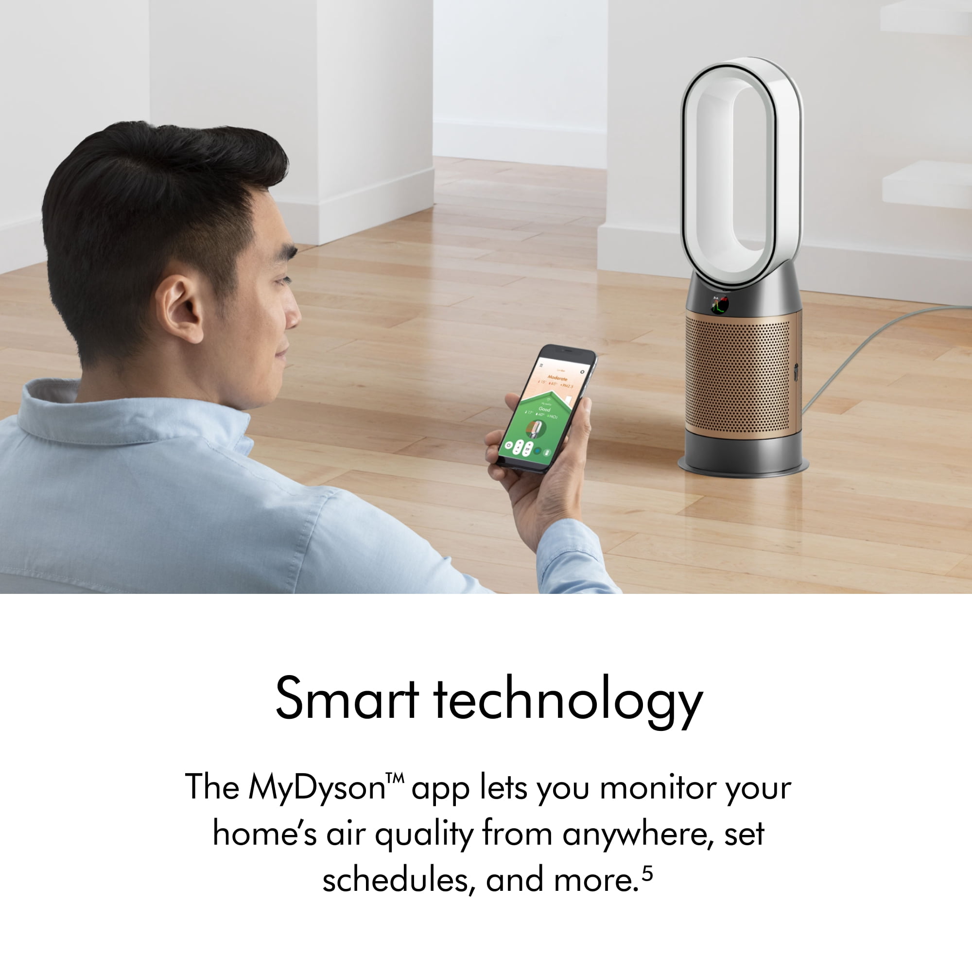 Dyson Purifier Hot+Cool HP2 Air Purifier and Heater (White/Gold) 2p82f