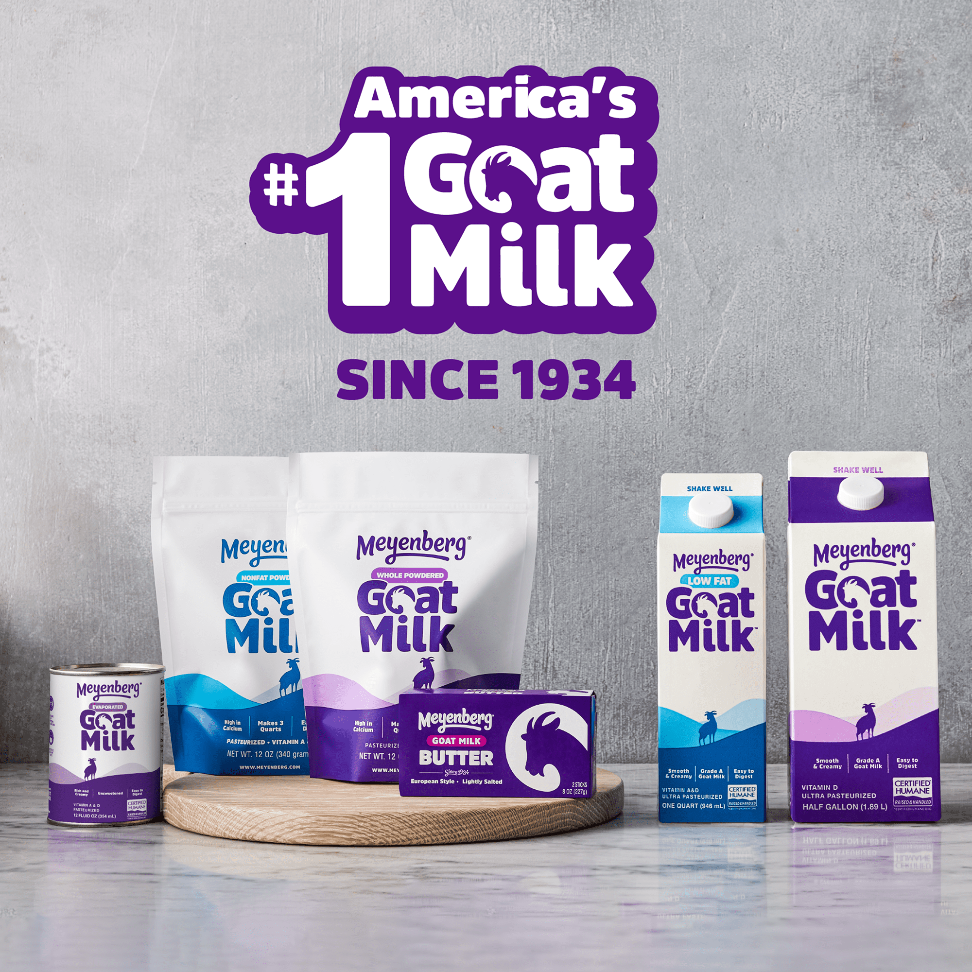 Meyenberg Whole Powdered Goat Milk, Easy-to-Digest Dairy Alternative (Plain, 12 oz) bre2z